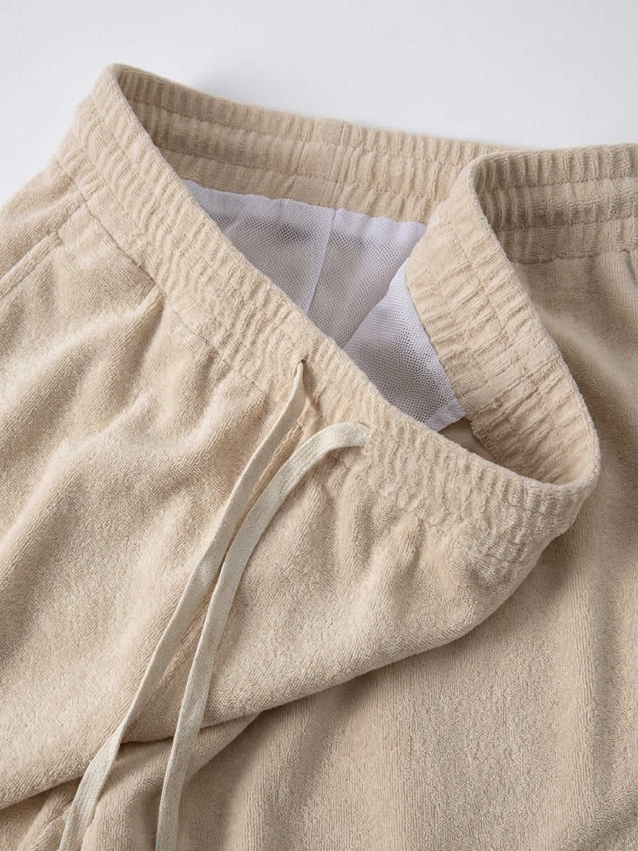 Towel short beige