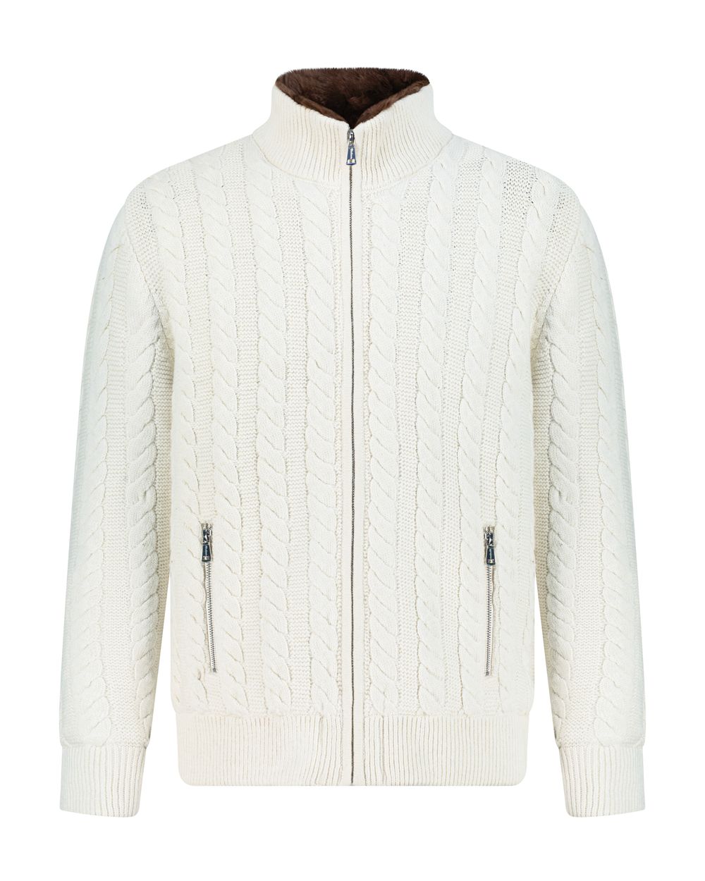 بلوفر هايلاند كيبل - أبيض كريمي