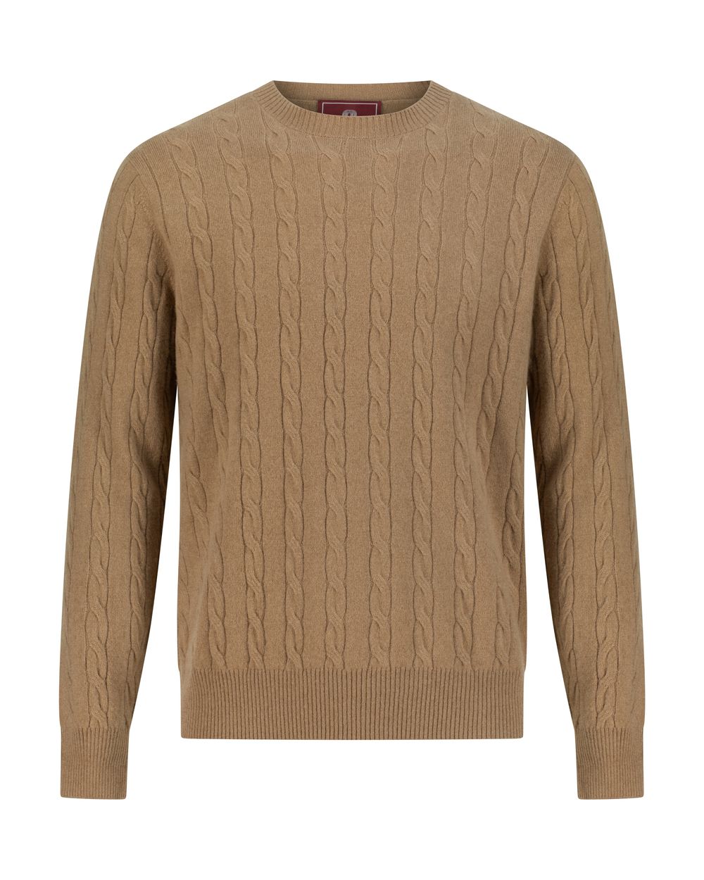 بلوفر كشمير برقبة دائرية - جملي