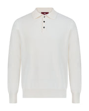 بلوفر بولو كشمير - كريمي