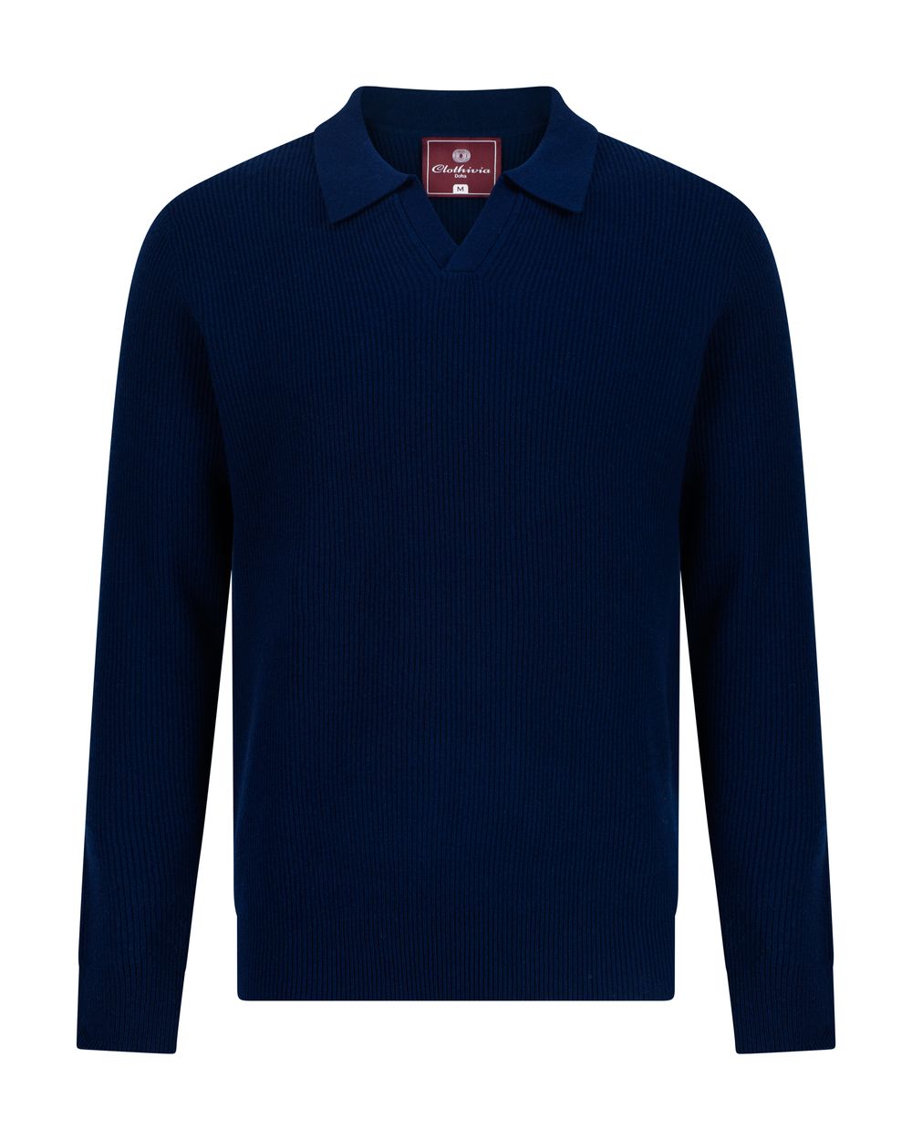 بلوفر صوف ميرينو اوبن كولر - كحلي