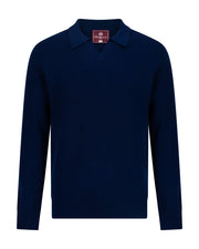 بلوفر صوف ميرينو اوبن كولر - كحلي