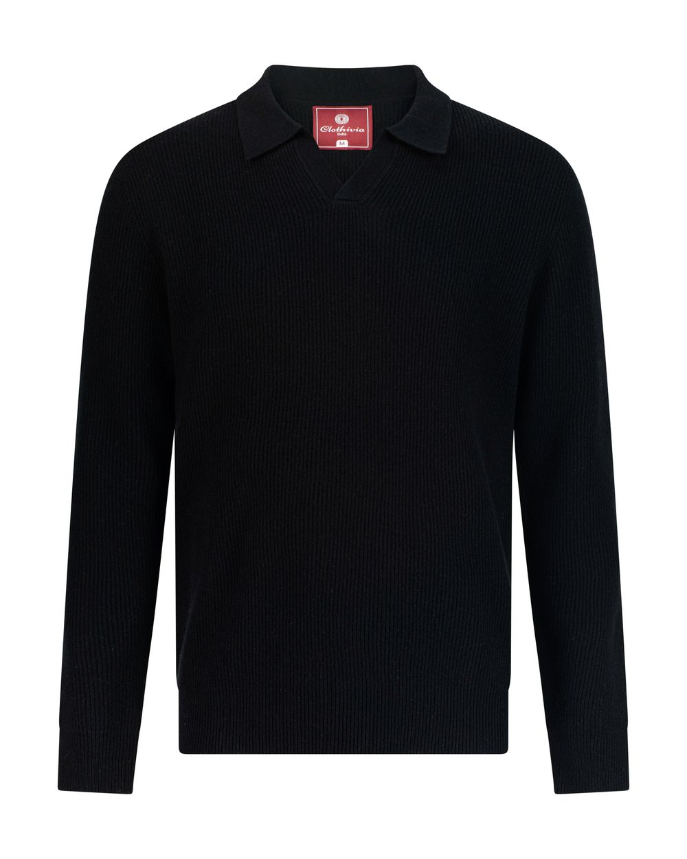 بلوفر صوف ميرينو اوبن كولر - رمادي جرافيتي