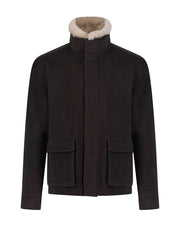 جاكيت تورينو صوف - بني ترابي