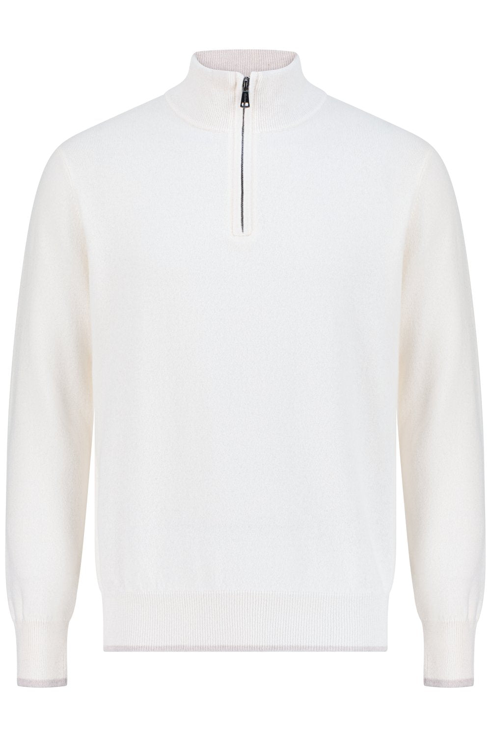 بلوفر كشمير بنص سحاب - كريمي