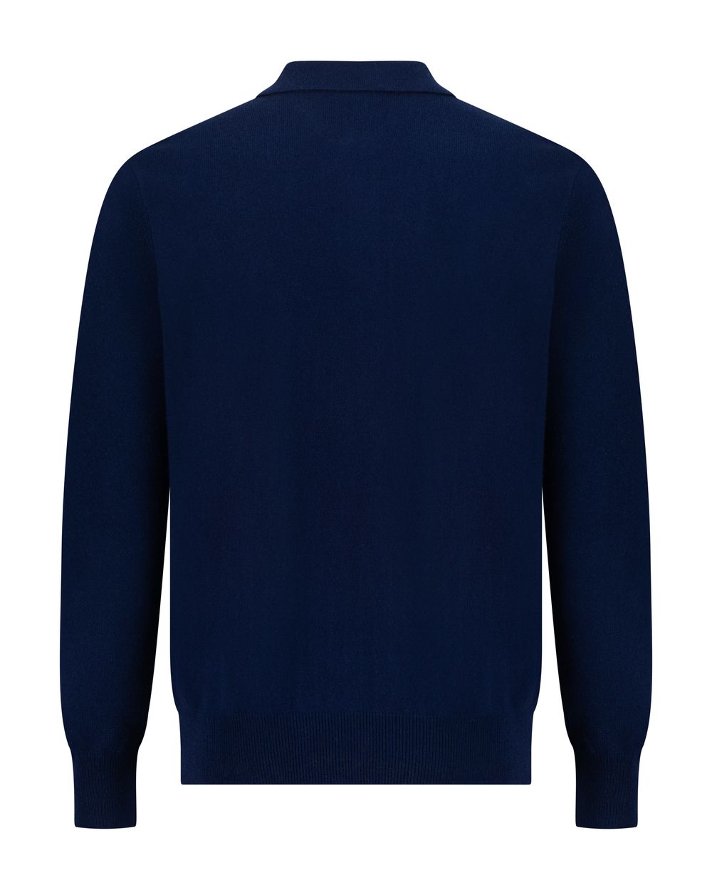 بلوفر صوف ميرينو بنص سحاب - كحلي