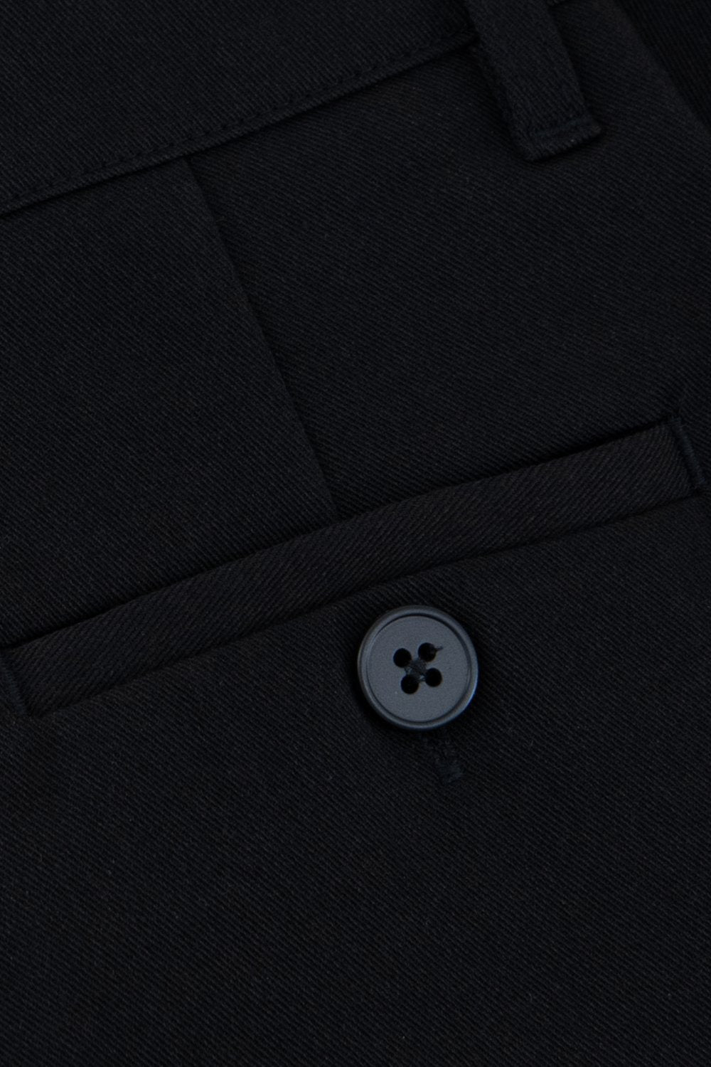 بنطلون أطفال كلاسيكي - أسود فحمي