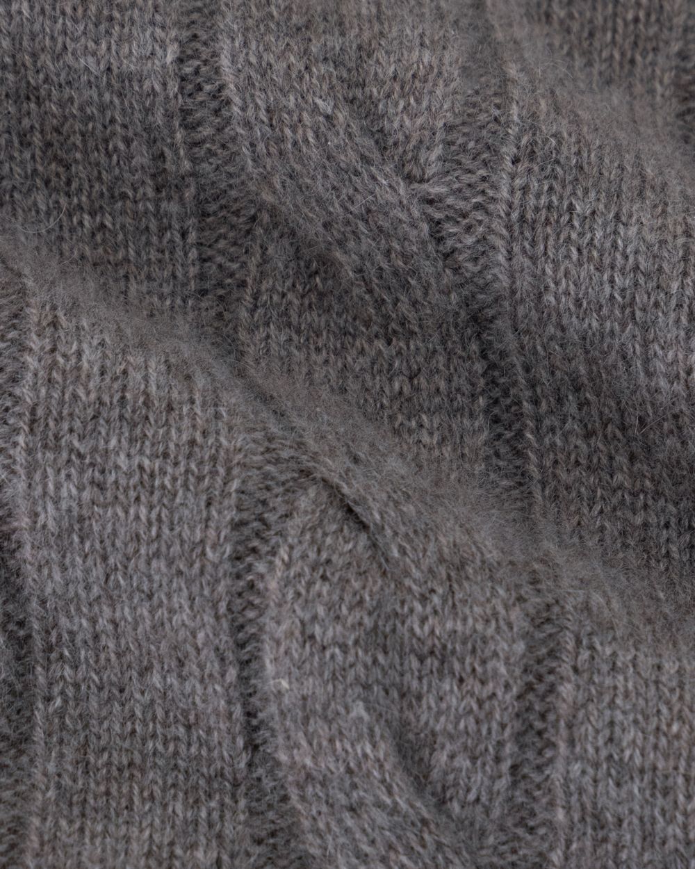 بلوفر أطفال كشمير هاي نيك - رمادي فاتح