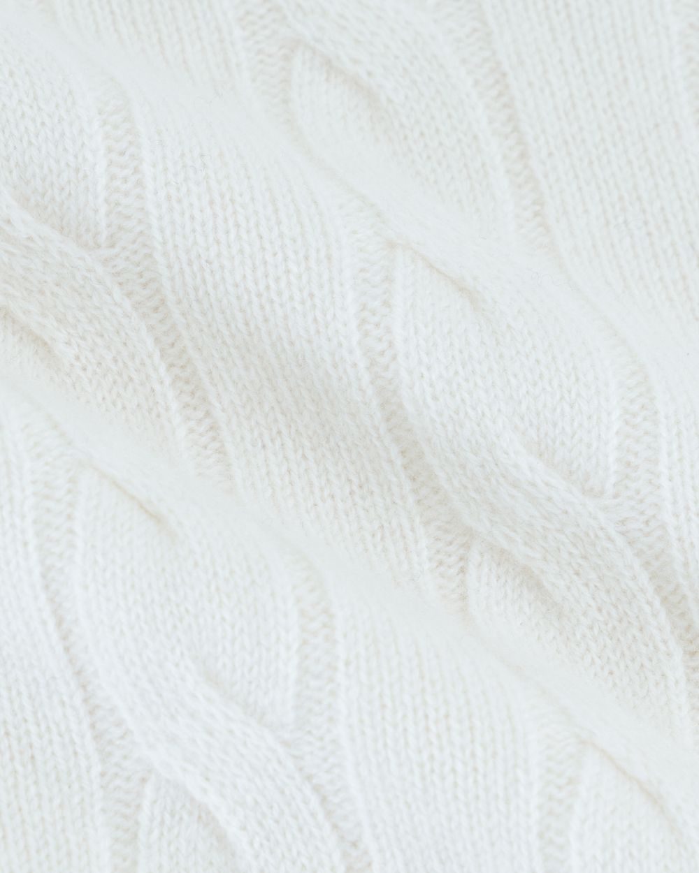 بلوفر كشمير هاي نيك - كريمي