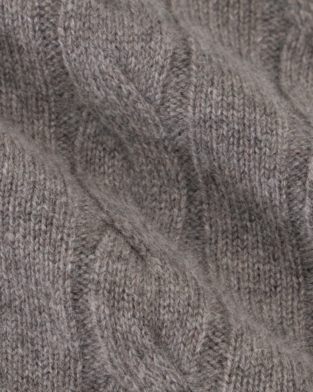 بلوفر كشمير هاي نيك - رمادي فاتح