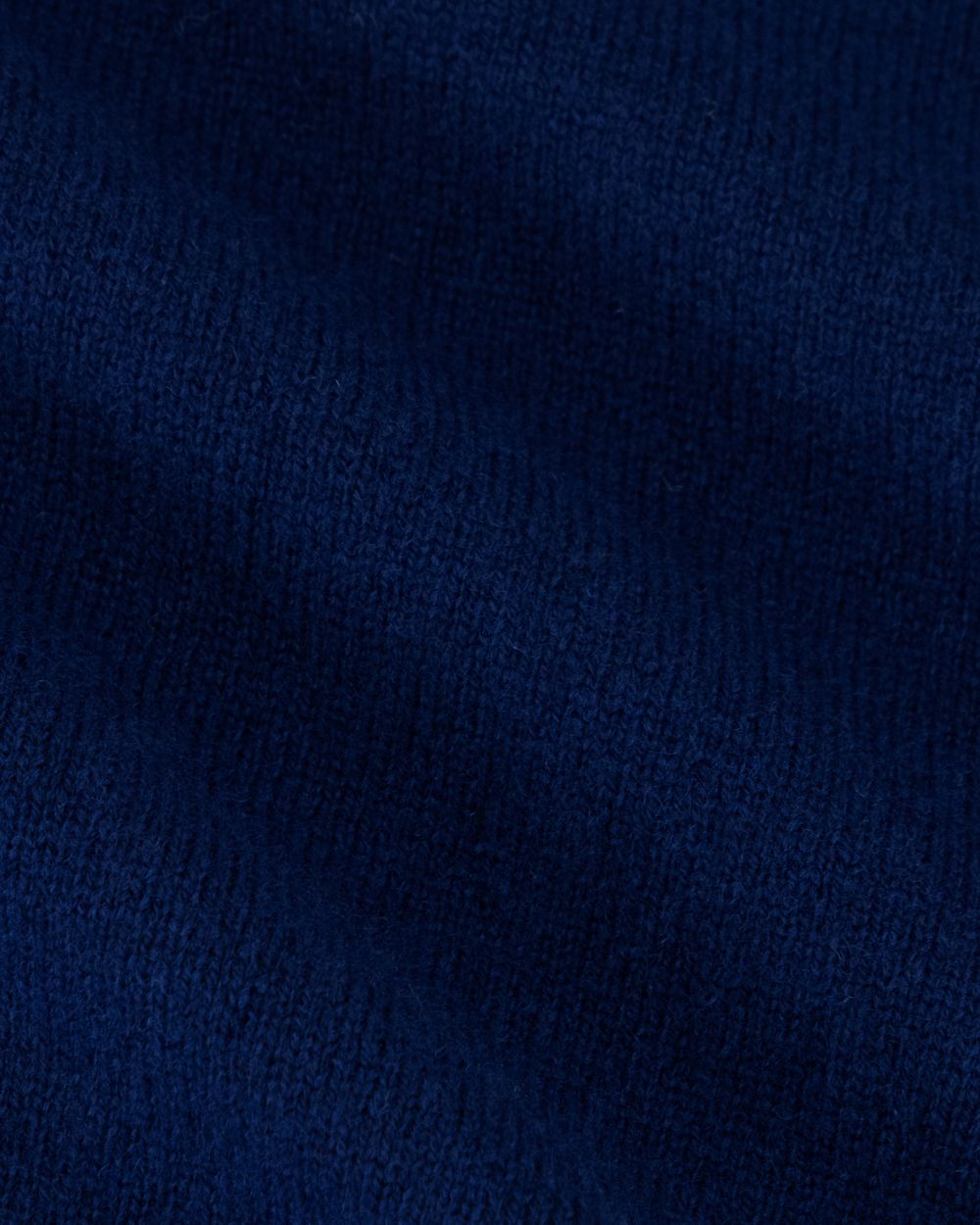 بلوفر صوف ميرينو هاي نيك - كحلي