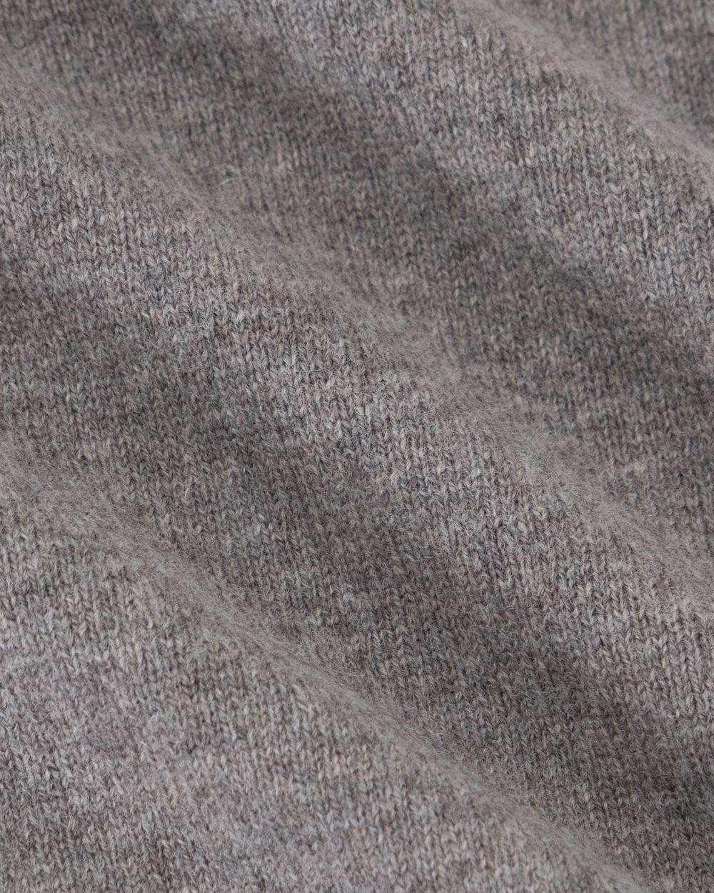 بلوفر صوف ميرينو هاي نيك - رمادي فاتح