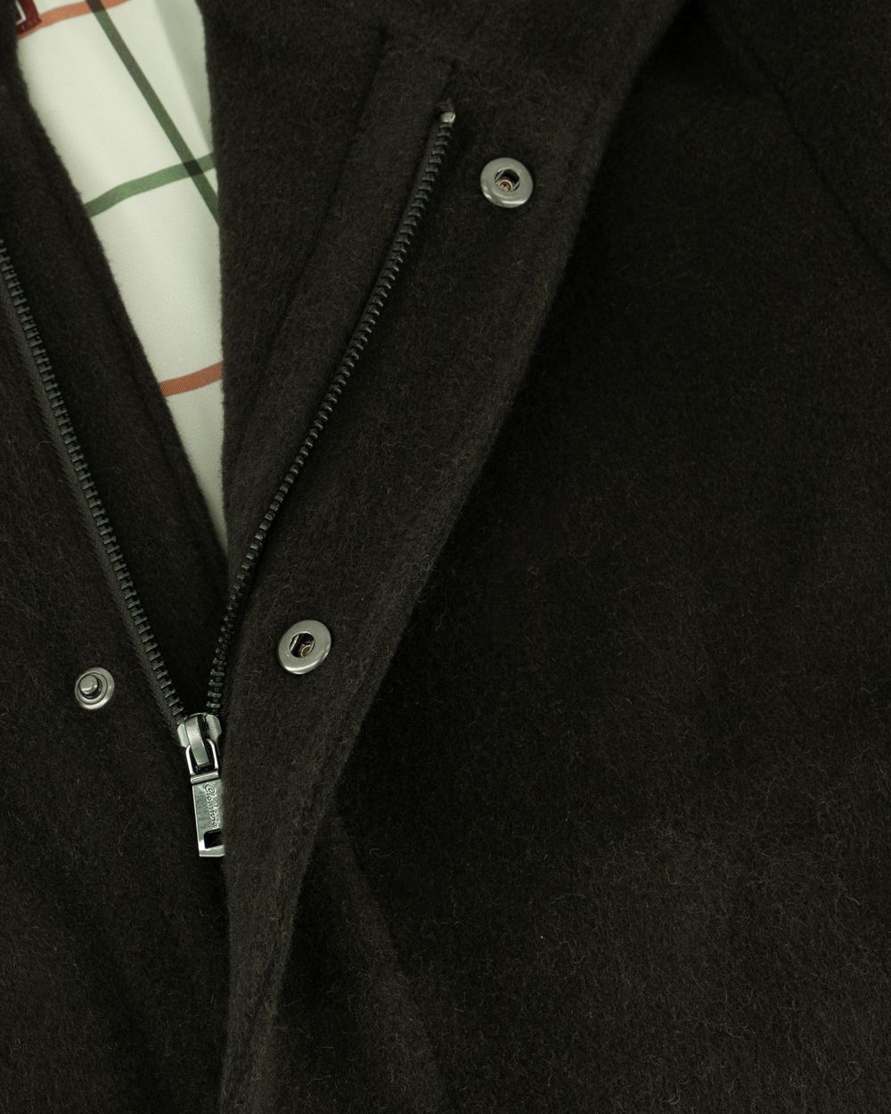 جاكيت تورينو صوف - زيتي ضبابي