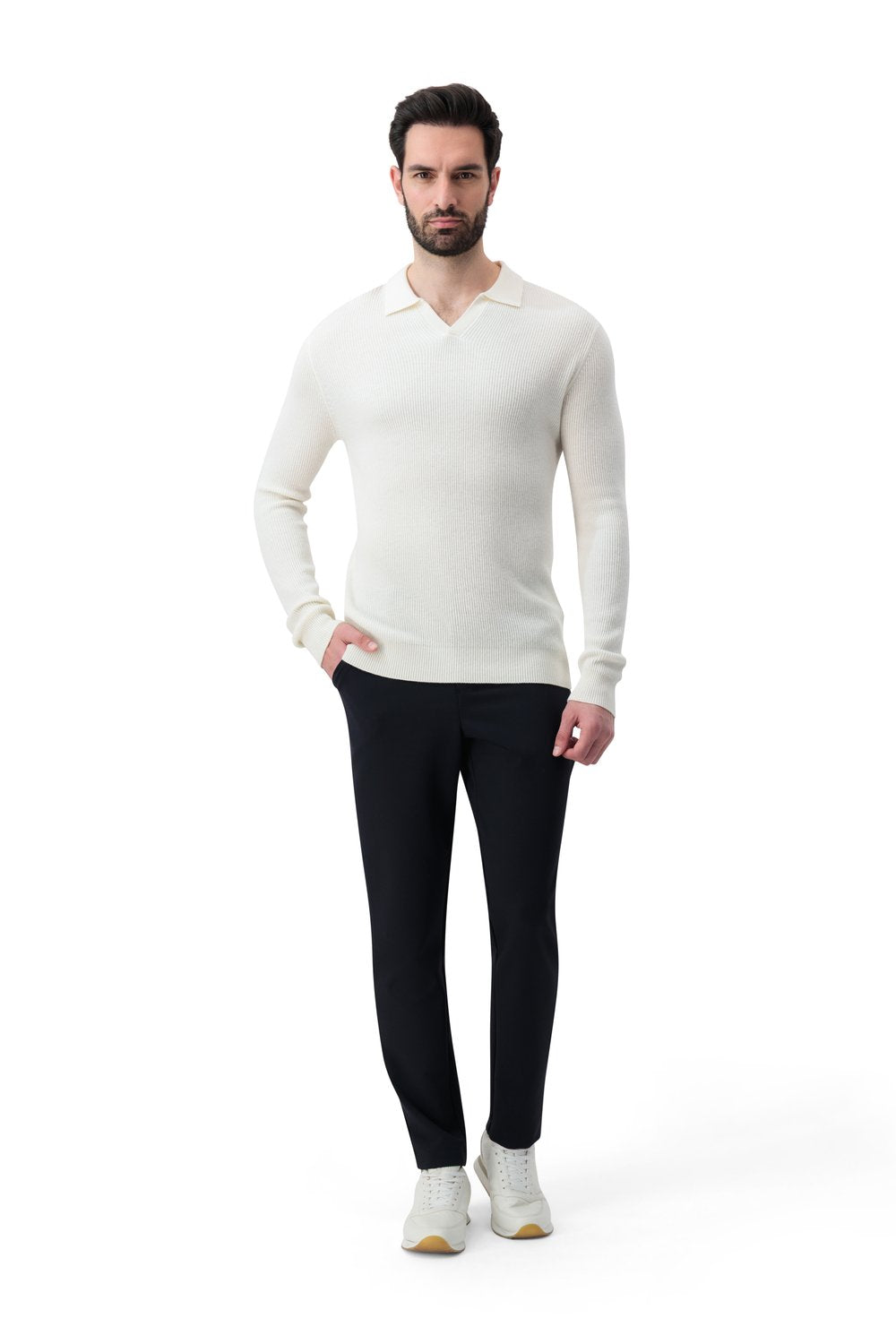 بنطلون كلاسيكي - أسود فحمي