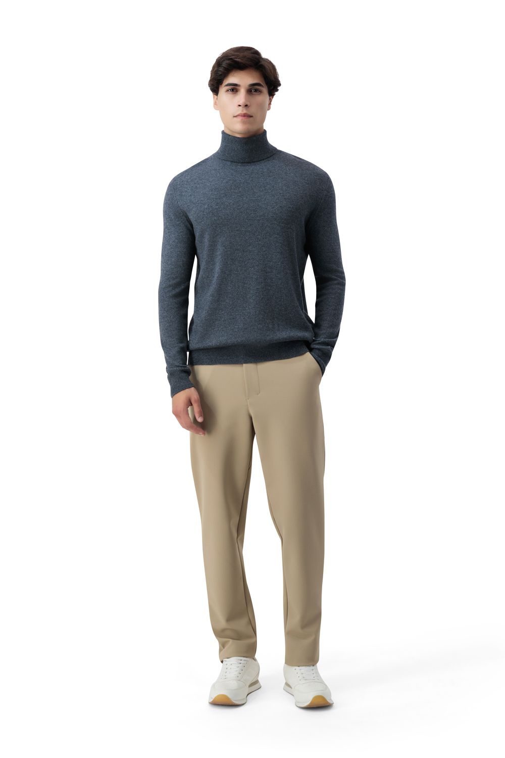 بنطلون نايلون - بيج جملي