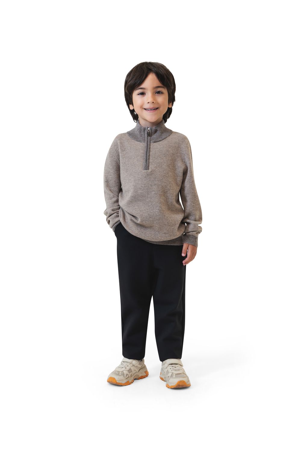 بنطلون نايلون أطفال - أسود فحمي