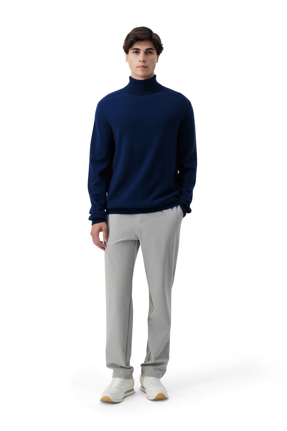 بنطلون نايلون ناعم - رمادي ضبابي