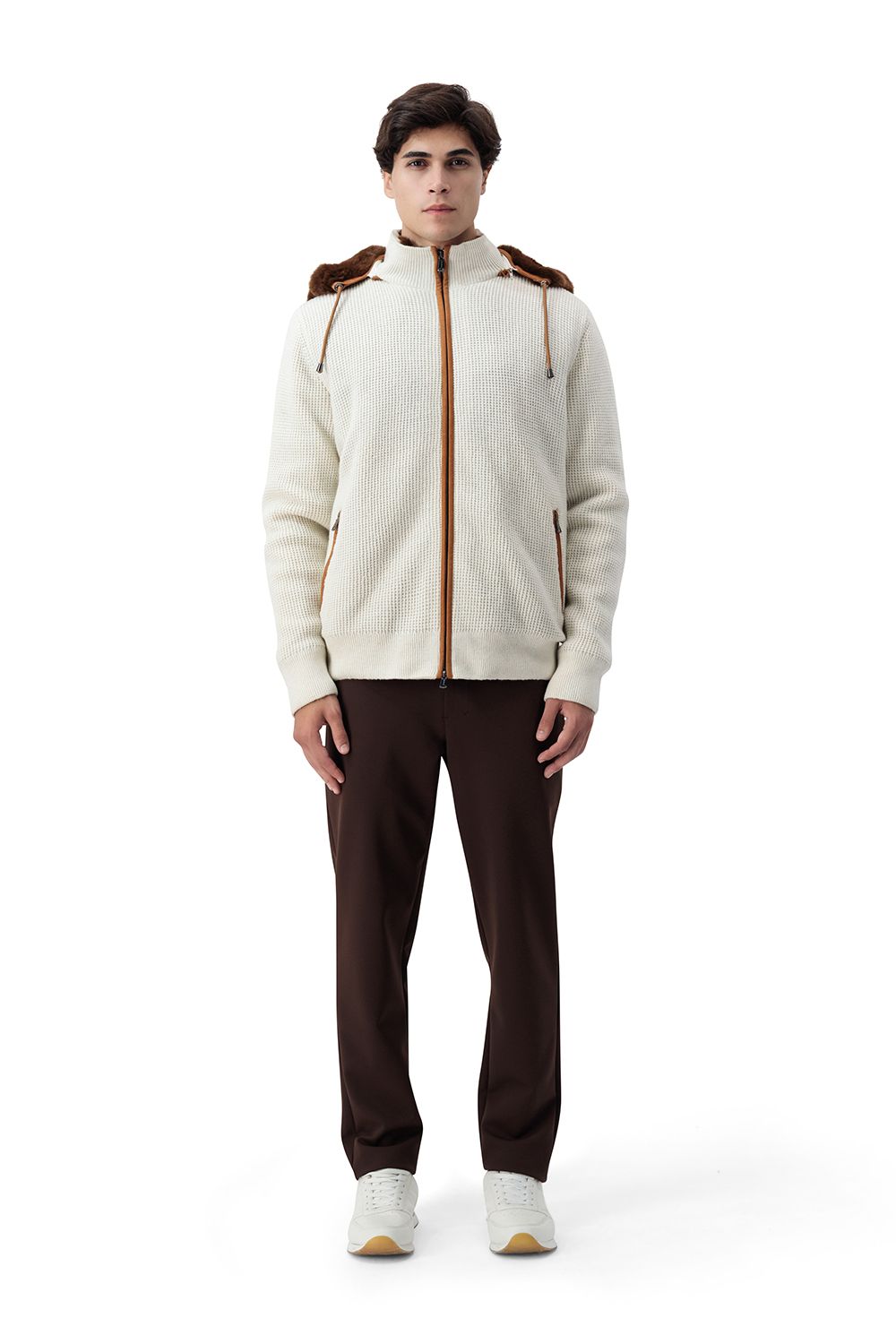 هودي ساميت صوف - أبيض كريمي