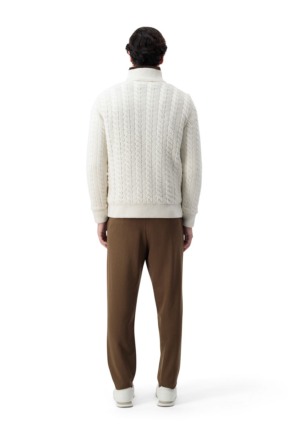 بلوفر هايلاند كيبل - أبيض كريمي