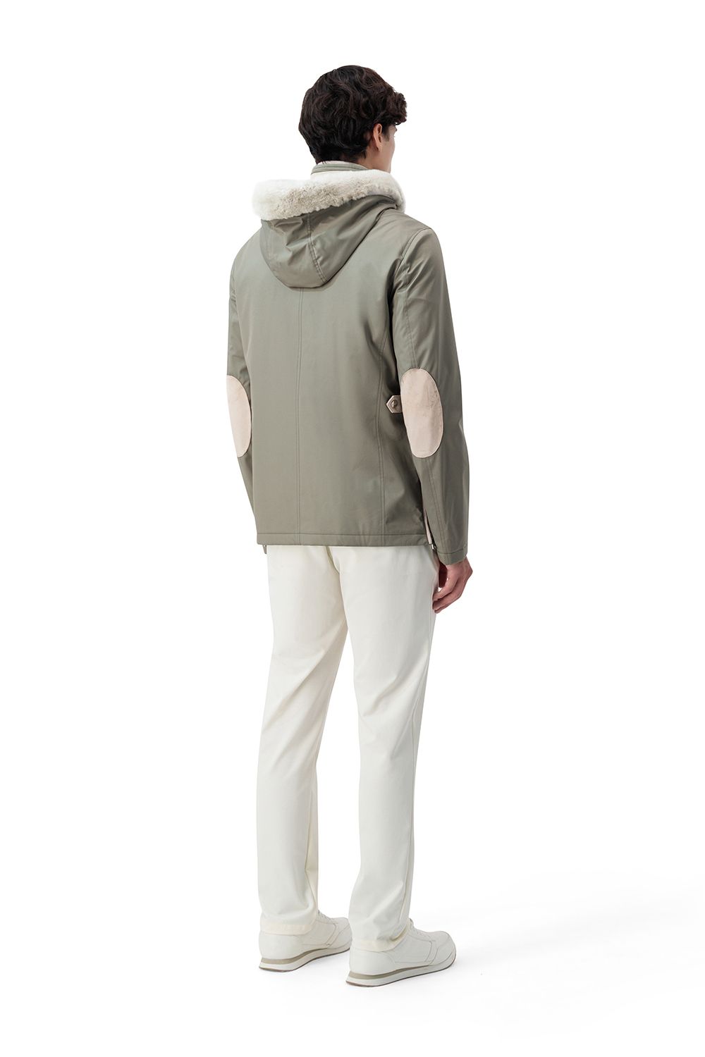 بنطلون نايلون ناعم - أبيض كريمي