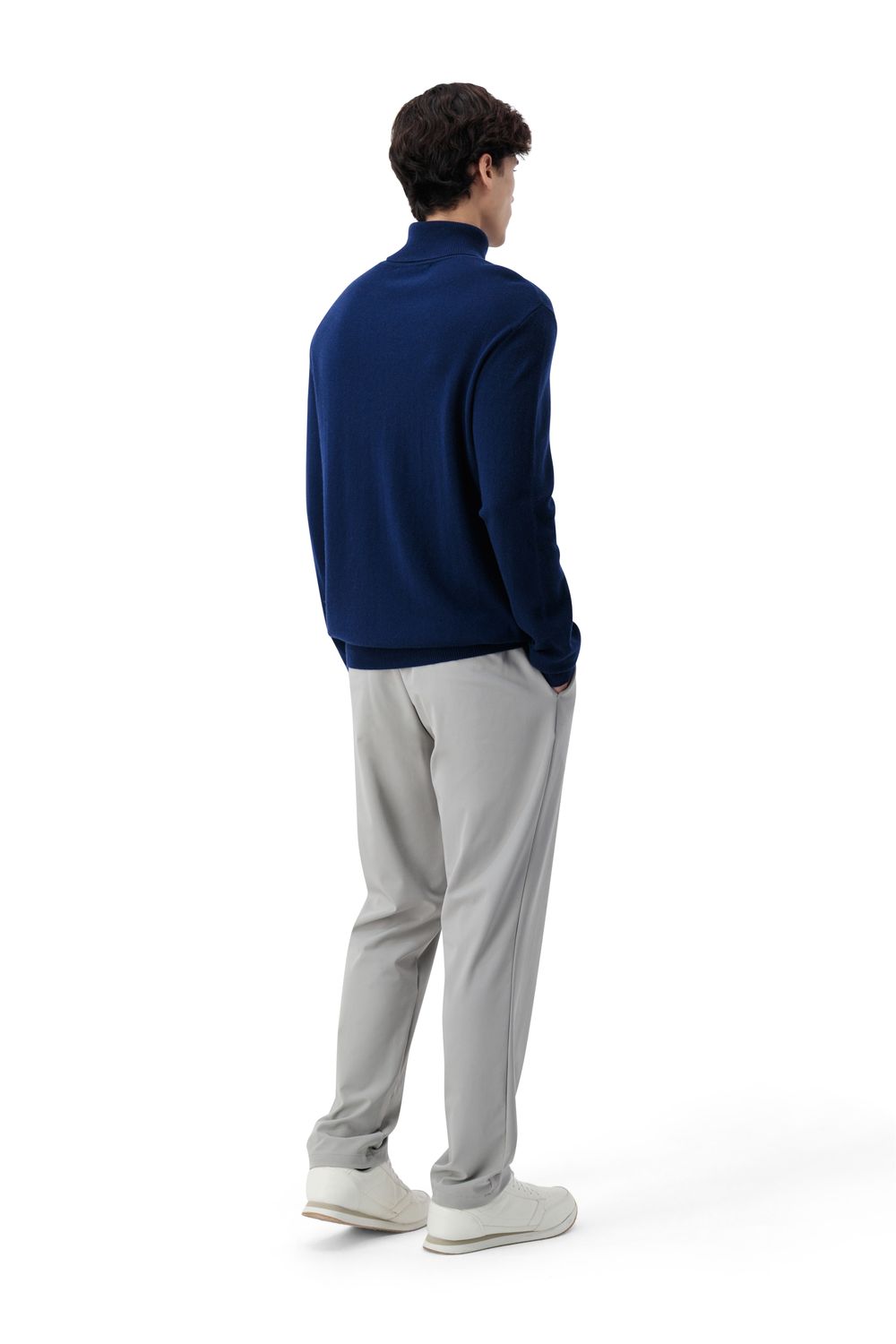 بنطلون نايلون ناعم - رمادي ضبابي