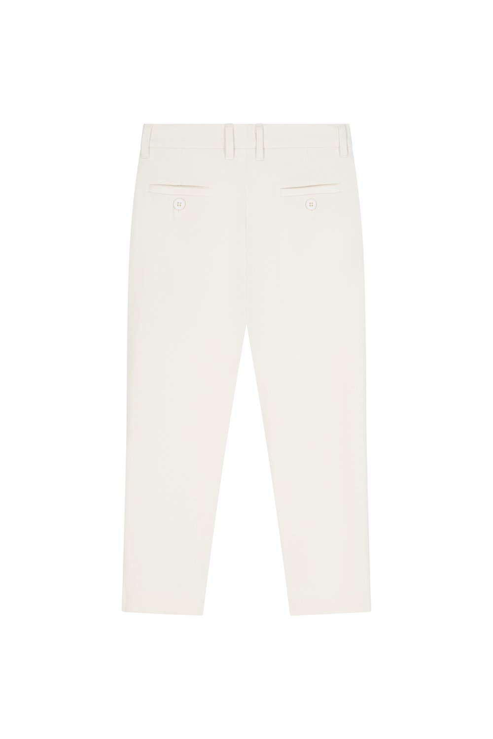 بنطلون أطفال كلاسيكي - أبيض كريمي