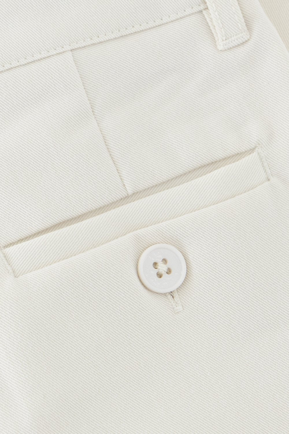 بنطلون أطفال كلاسيكي - أبيض كريمي