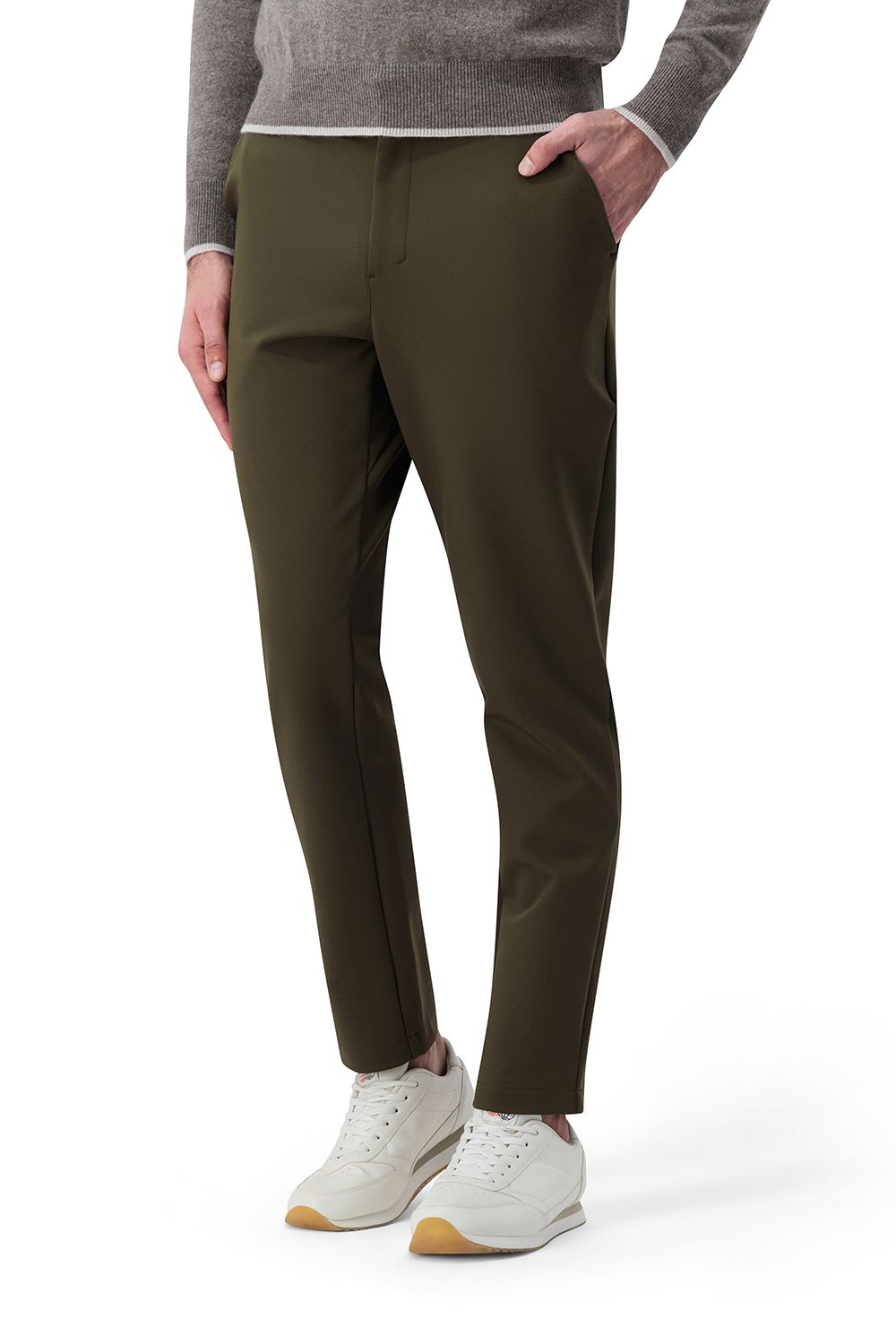 بنطلون نايلون - زيتي ضبابي