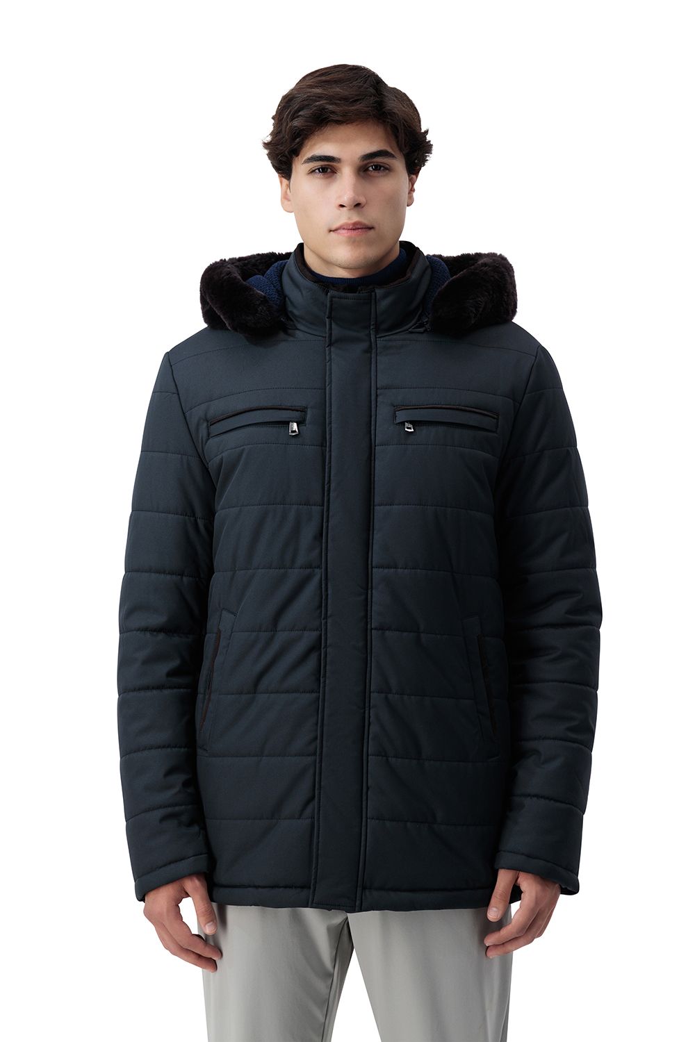 جاكيت مطر هيريتيج - كحلي ليلي