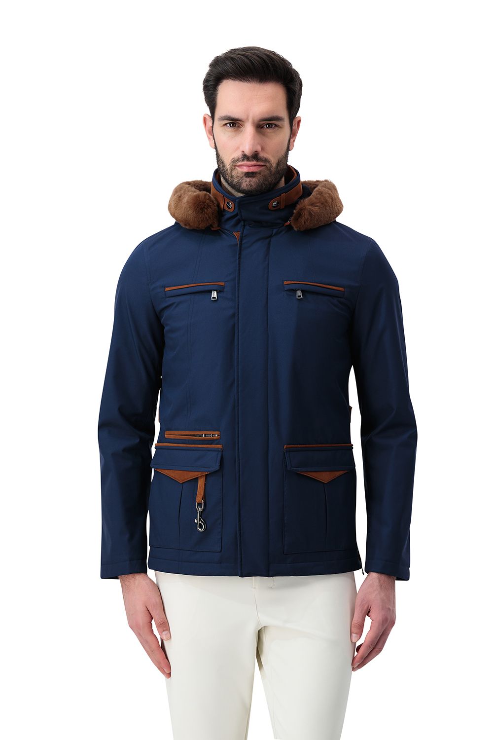 Highland estate coat midnight azure