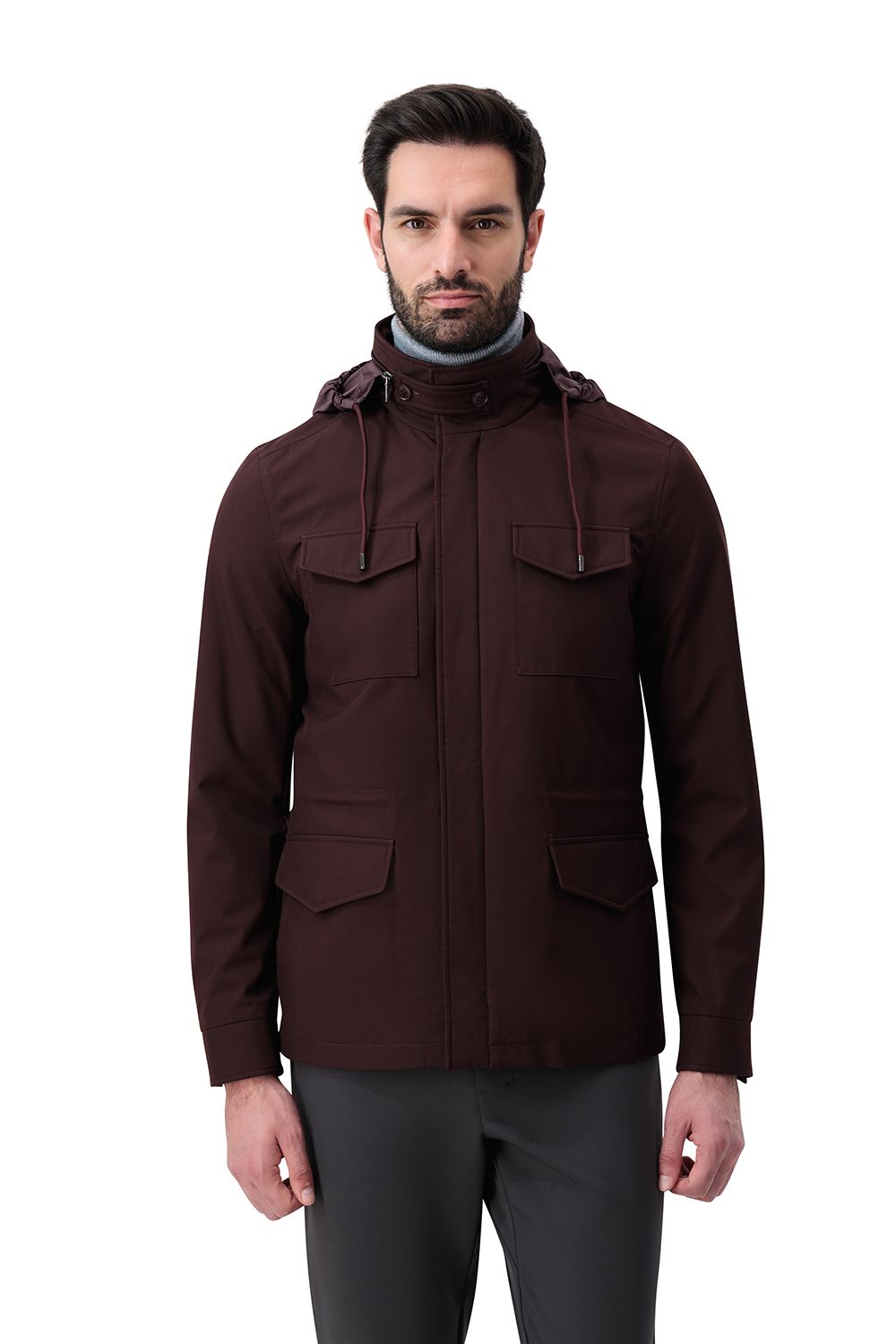 جاكيت هايلاند تريل - عنابي