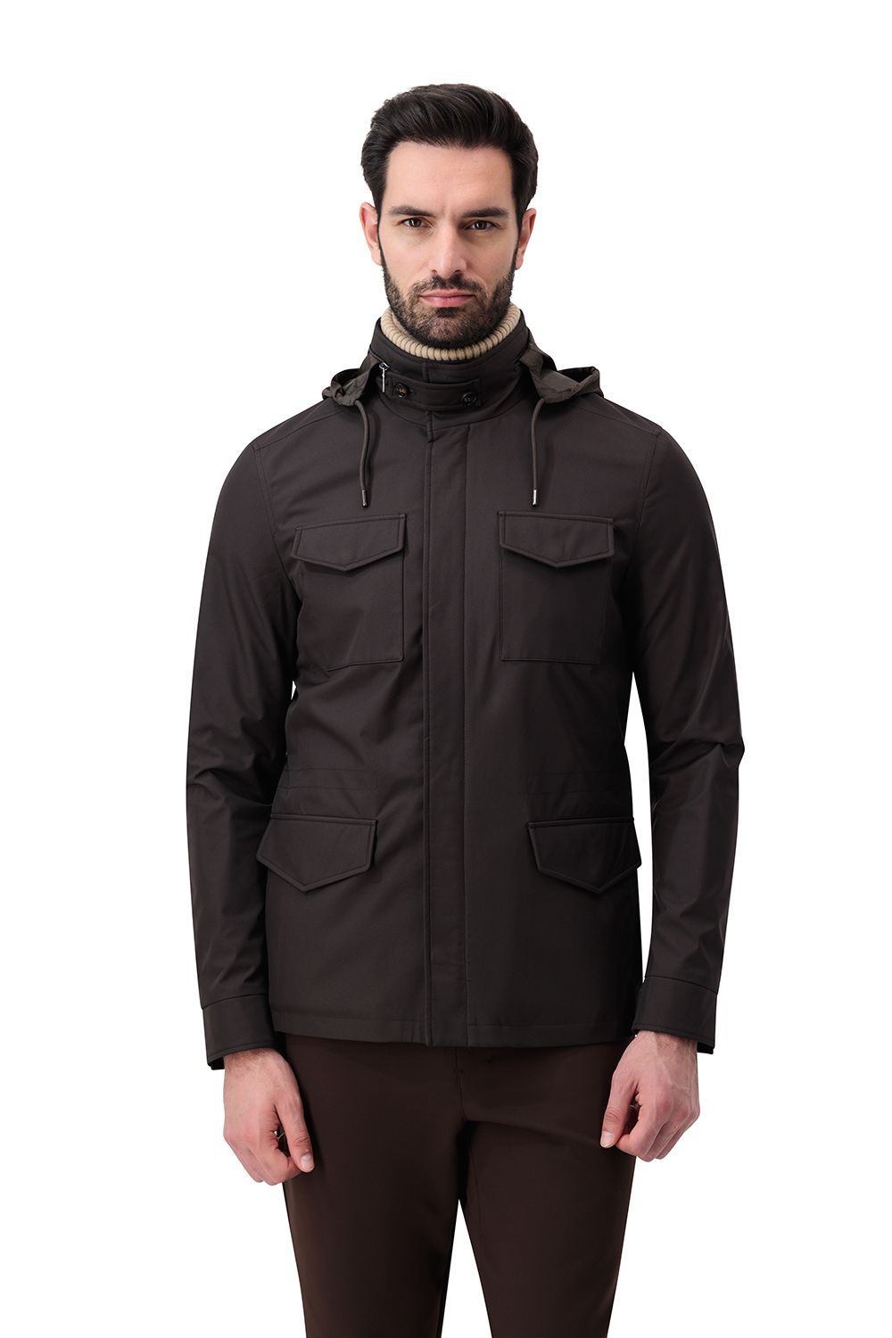 جاكيت هايلاند تريل - بني ترابي