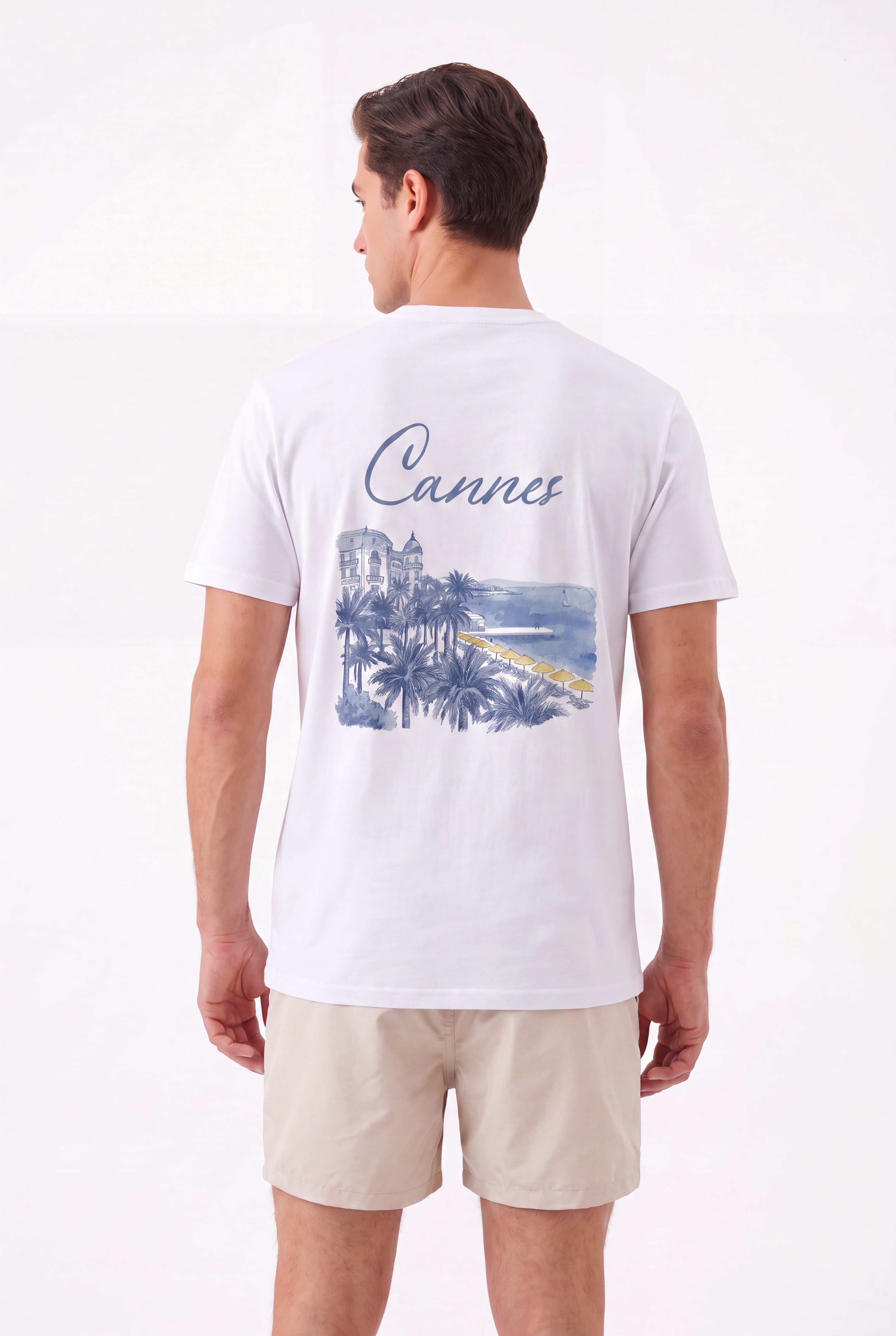 T-shirt-Cannes Riviera T-Shirt × Swimming shorts-Bondi — Combo Look