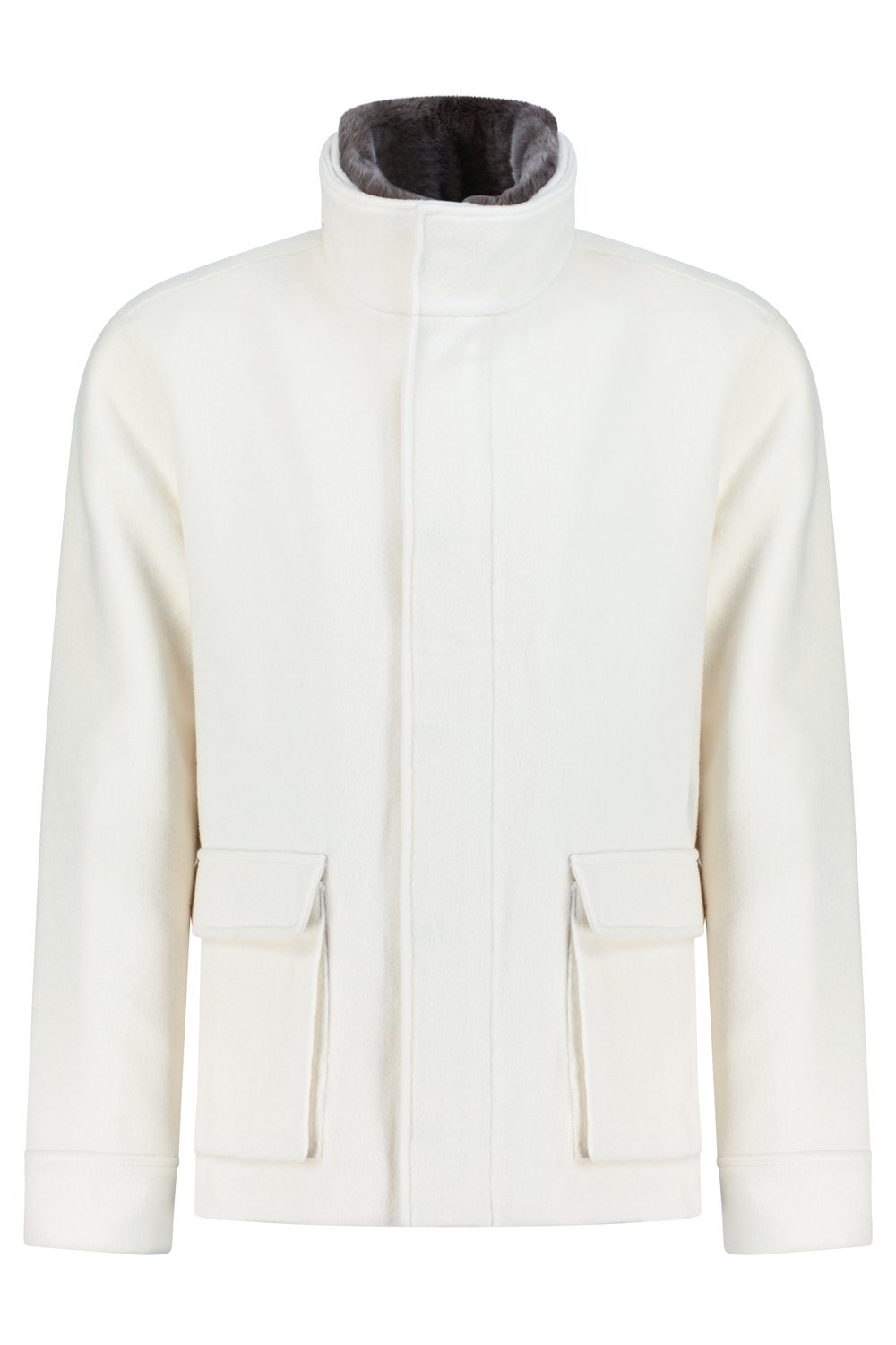 جاكيت تورينو صوف - أبيض كريمي