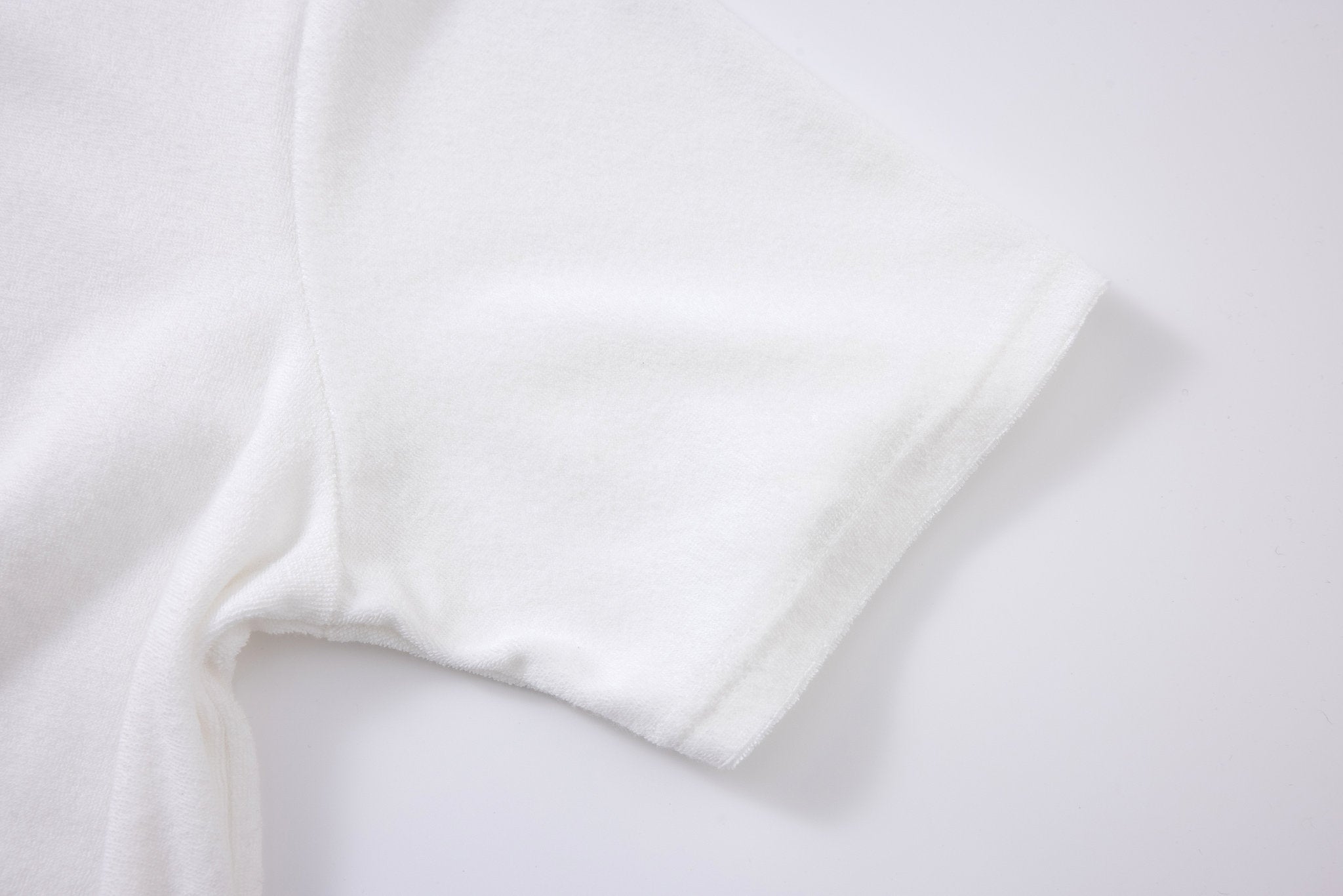 شورت سباحة - نخيل أزرق فاتح × بولو تاول - أبيض — لوك كامل