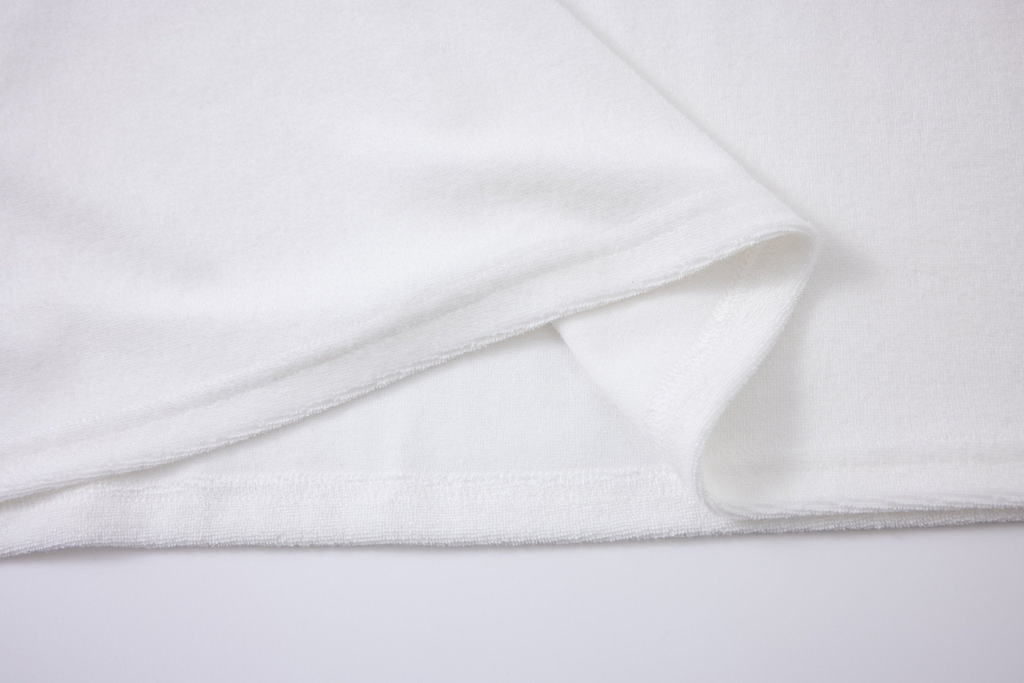 Linen Short-Ivory × Towel Polo-White — Combo Look