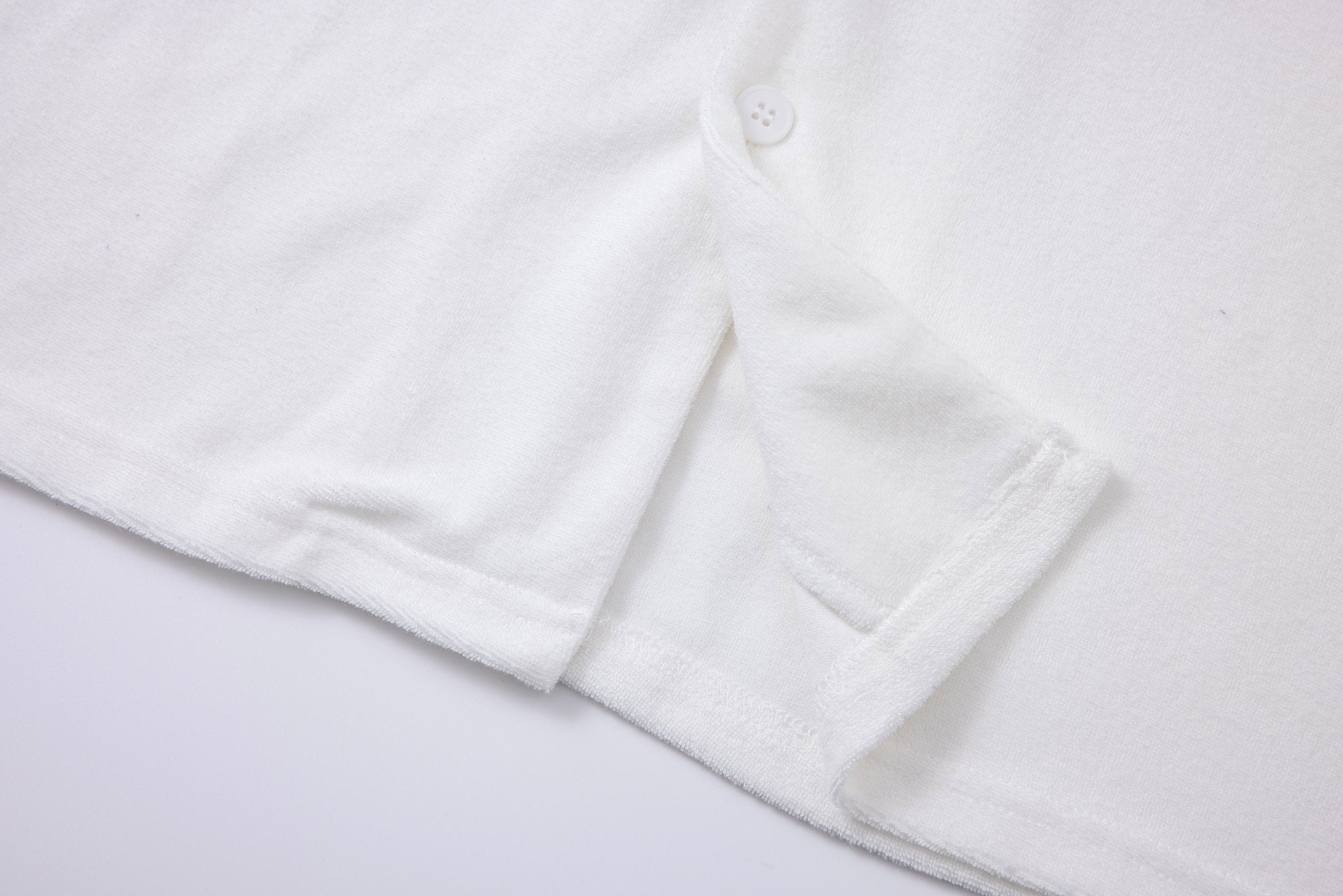 Towel Howell Long Sleeves-White × Linen Pants-Ivory — Combo Look