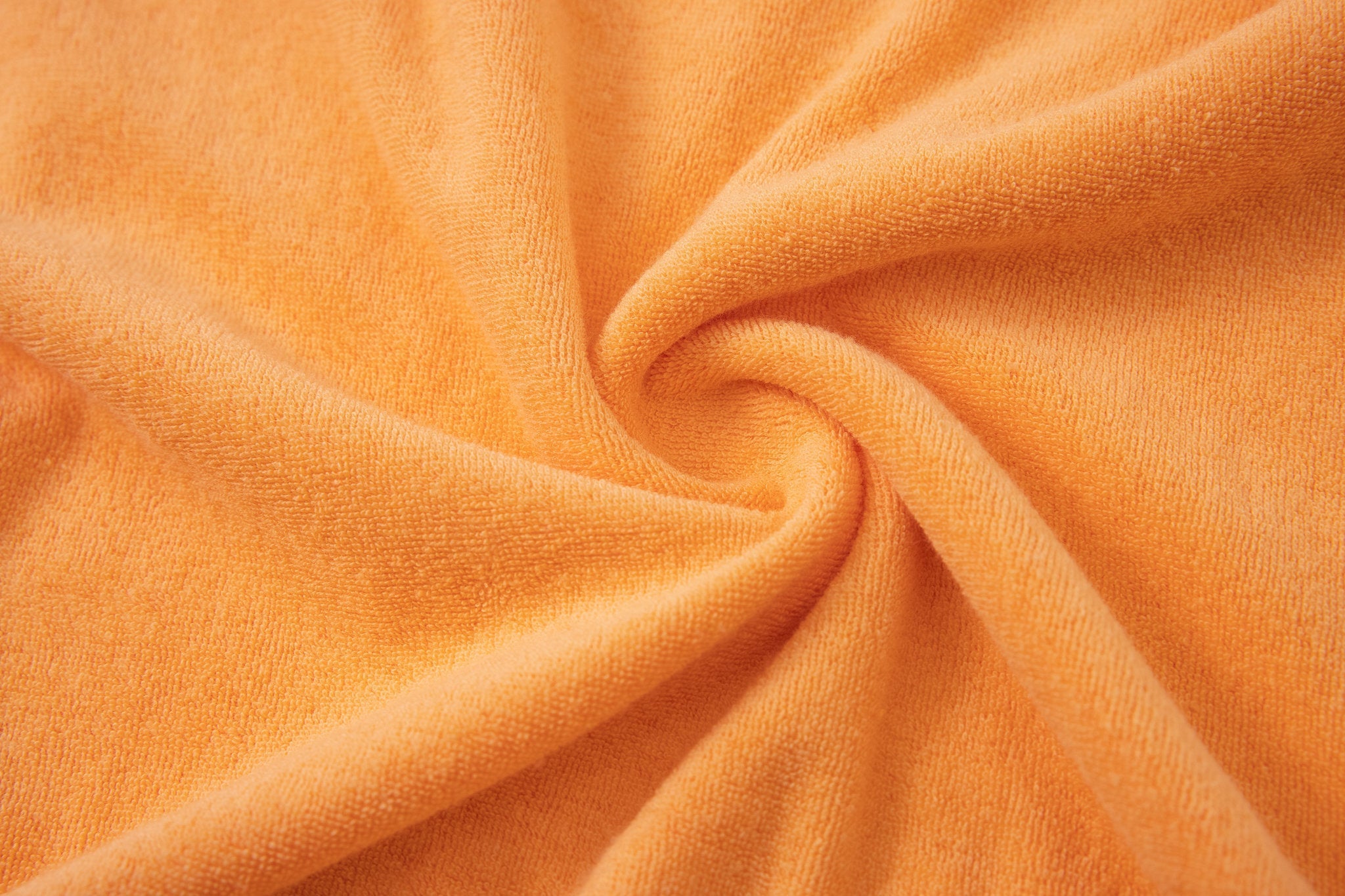Towel Hoodie-Light-Orange × Linen Pants-Ivory — Combo Look