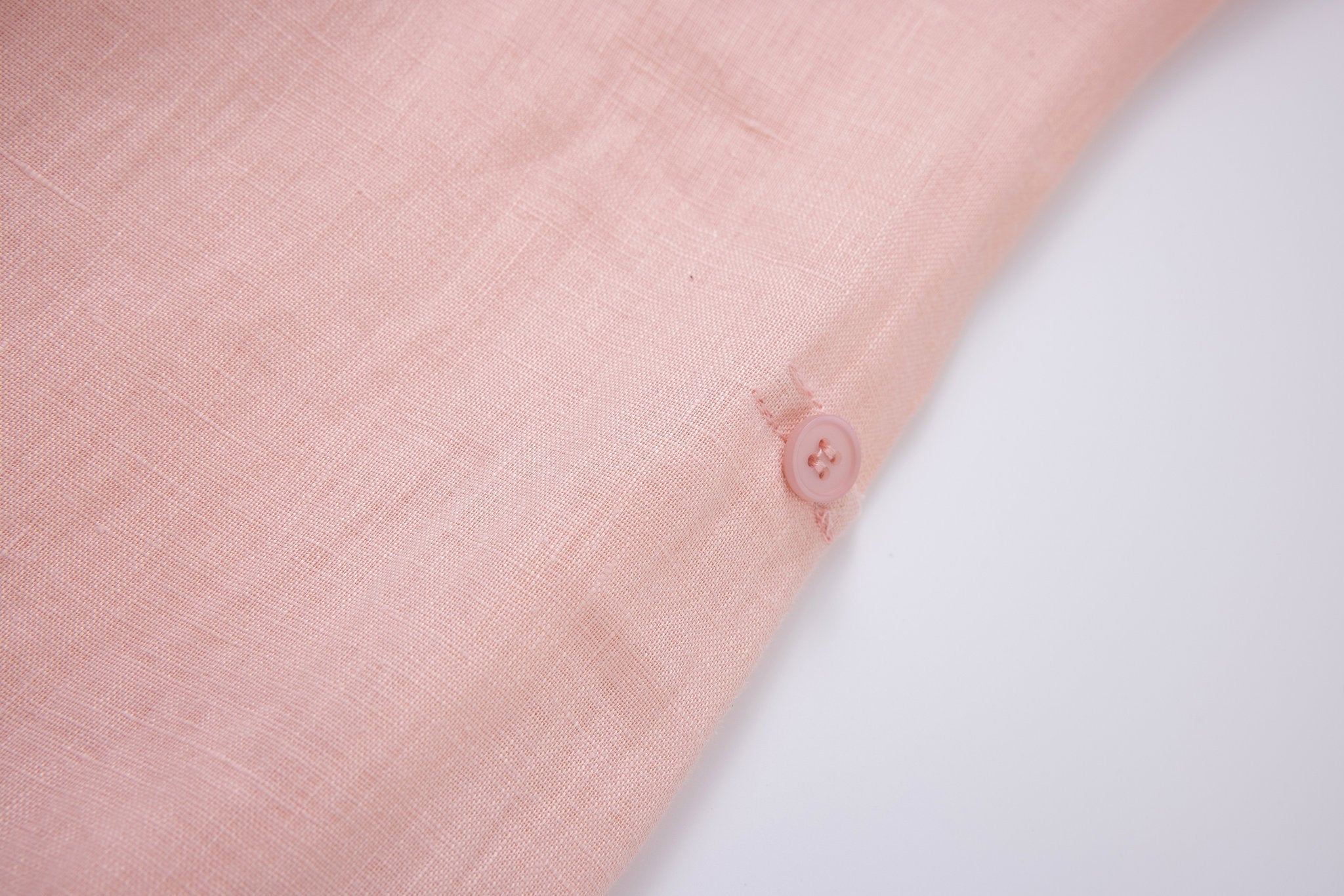 Nautical Swim Shorts -Gray × Linen Long Sleeves-Pink — Combo Look