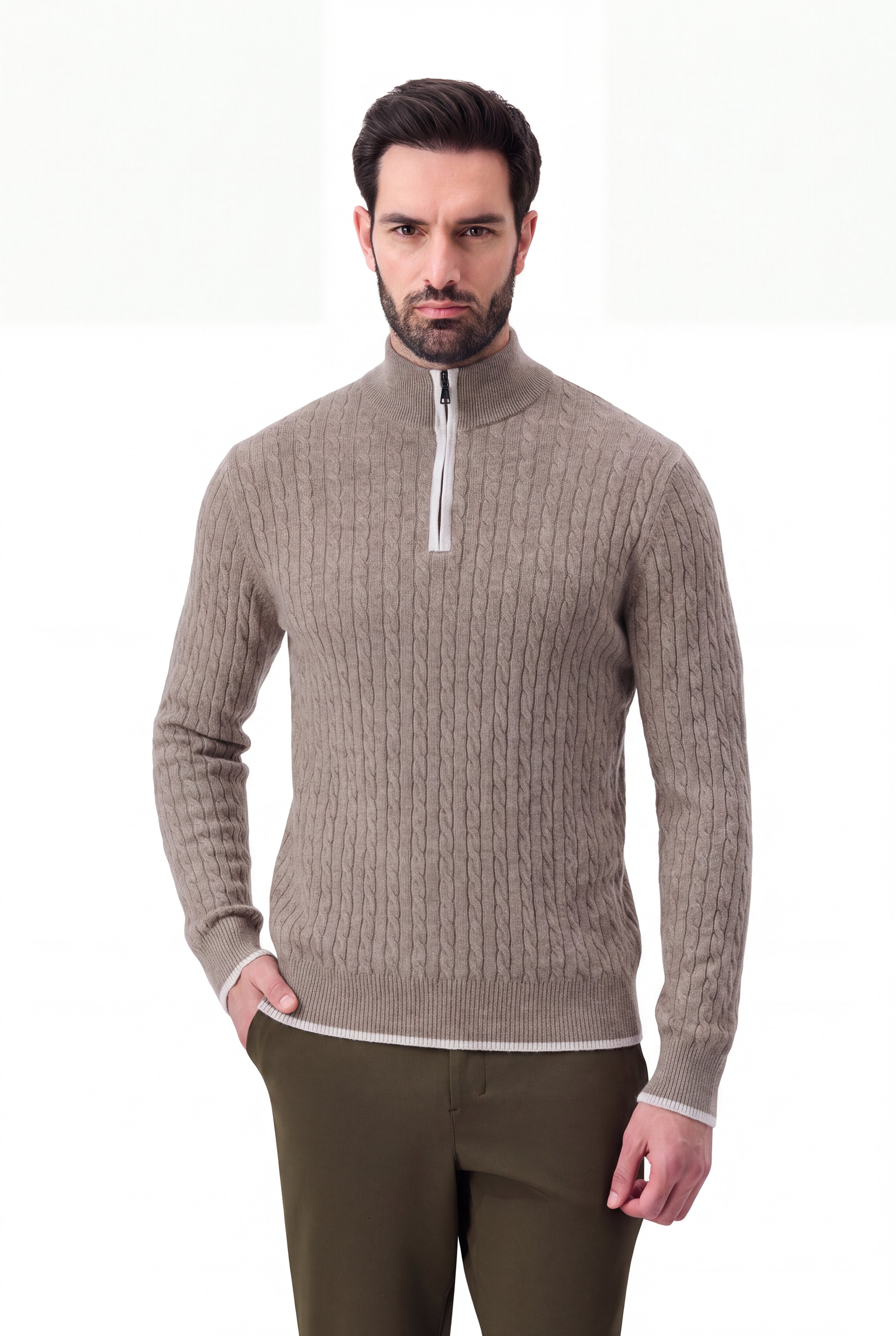 بلوفر كشمير بنص سحاب - ألاكسا