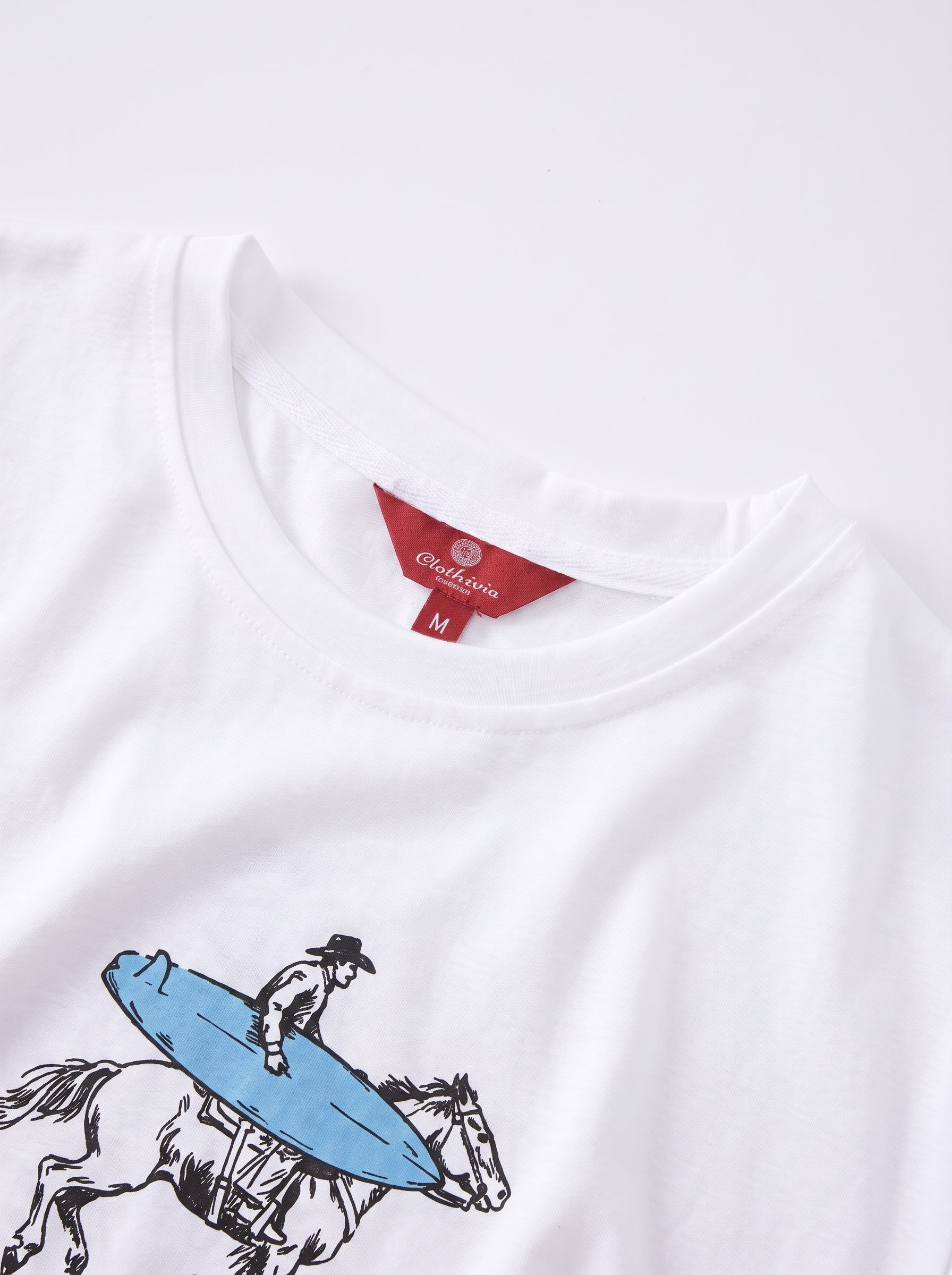 T-shirt-Desert Surfer T-Shirt × Signature Swimming shorts-Off-White — Combo Look