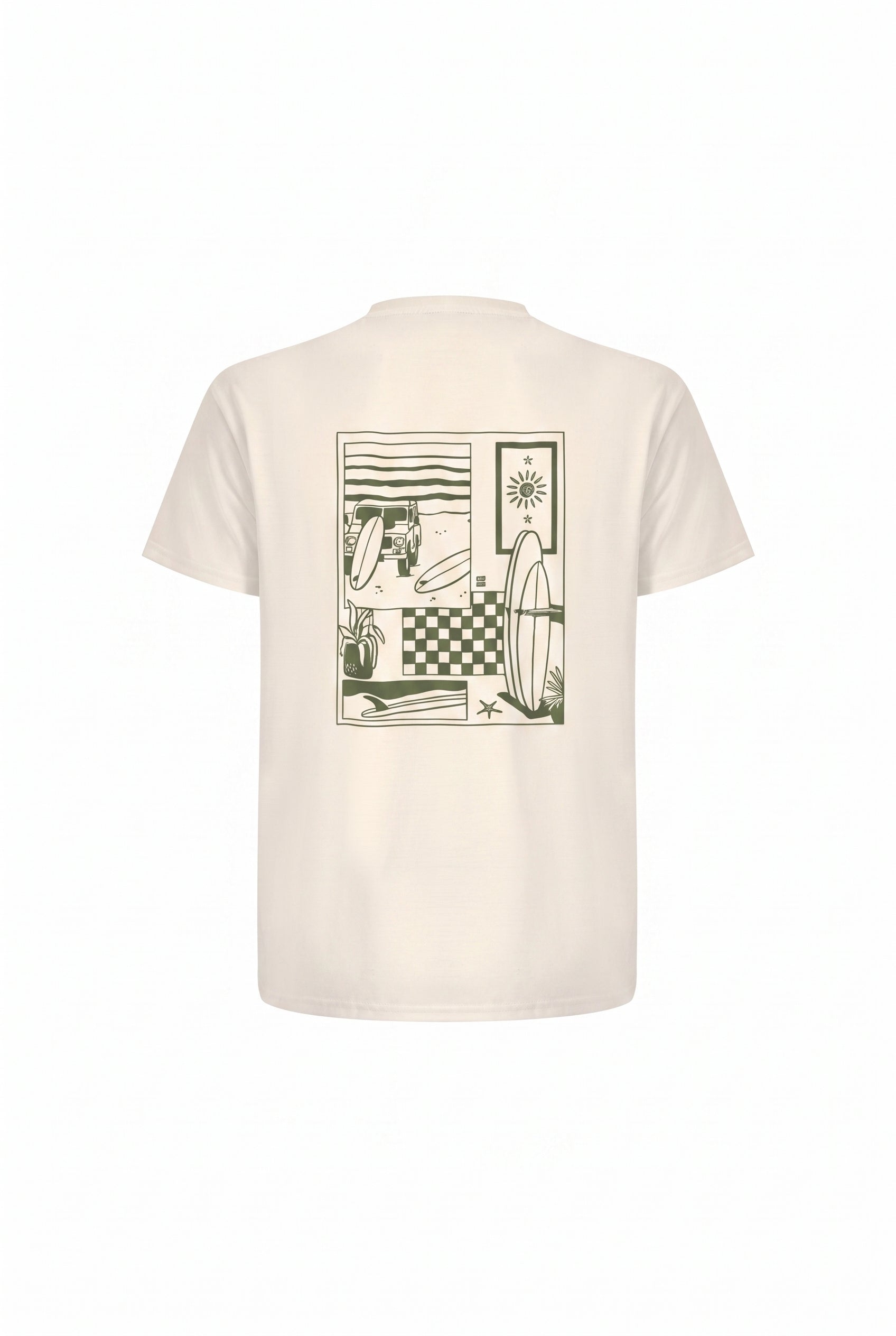 T-shirt-Beach Memories T-Shirt × Swimming shorts-Bondi — Combo Look