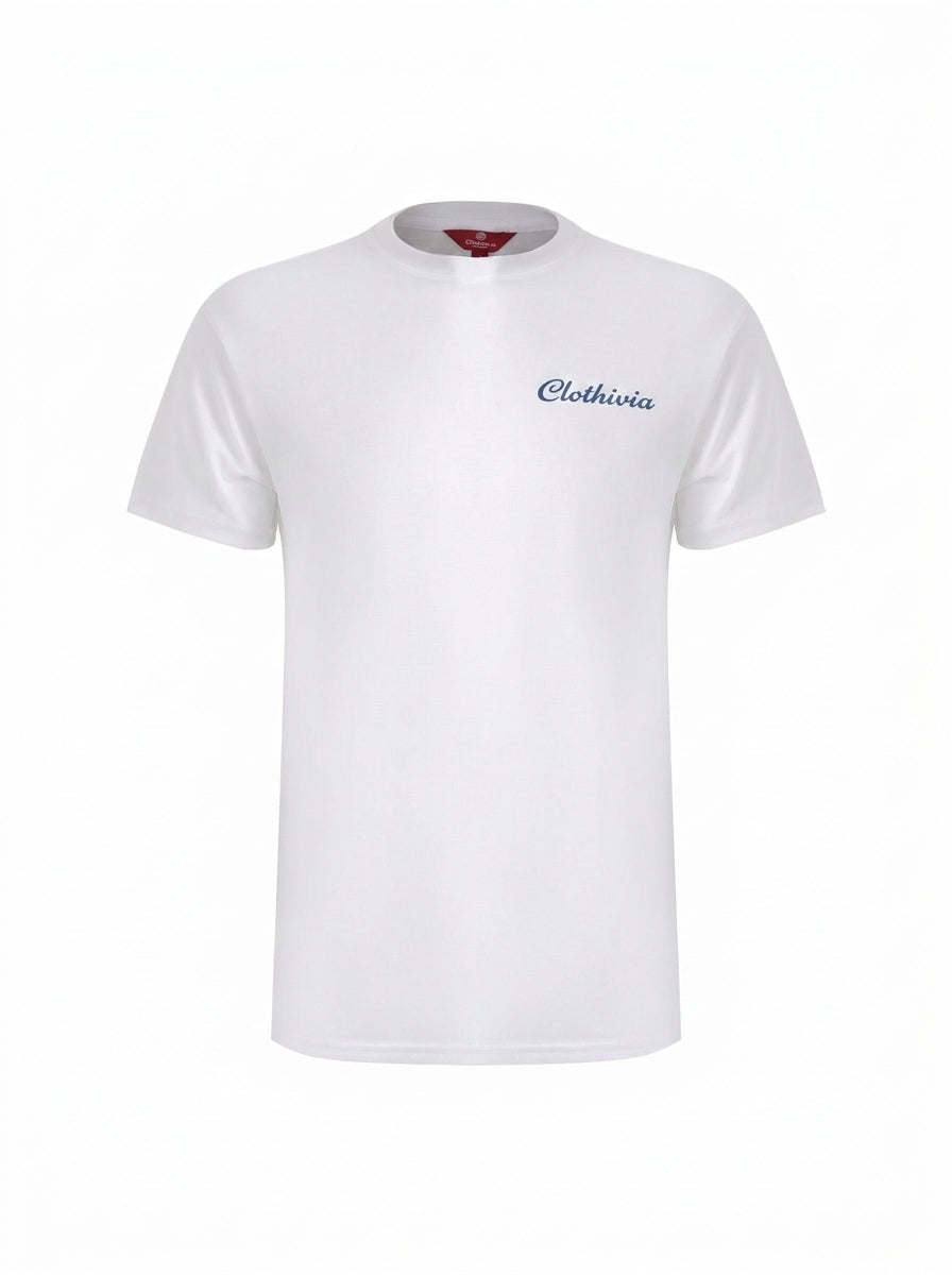 T-shirt-Santorini Summer T-Shirt × Swimming shorts-Stingray — Combo Look