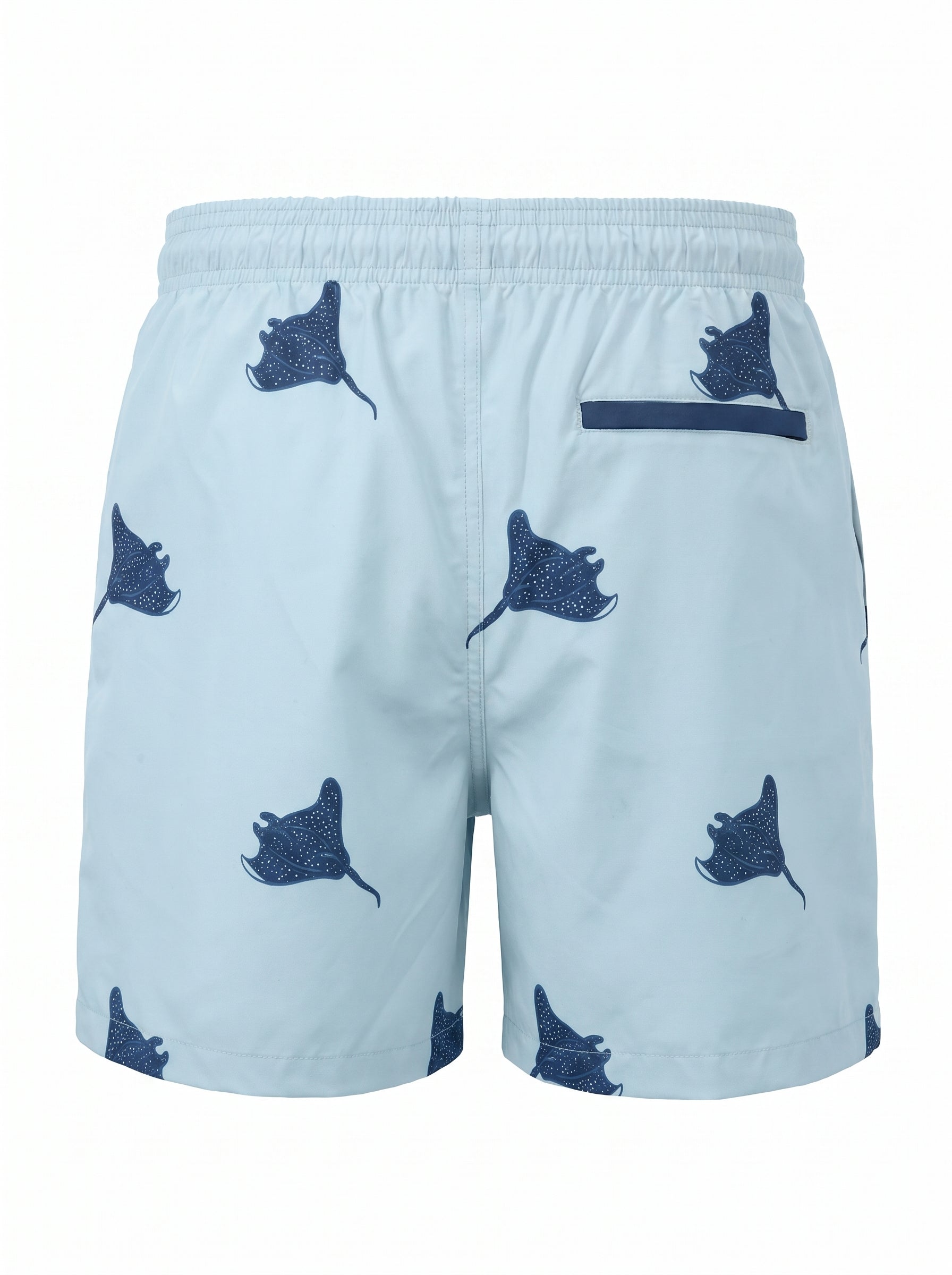T-shirt-Santorini Summer T-Shirt × Swimming shorts-Stingray — Combo Look