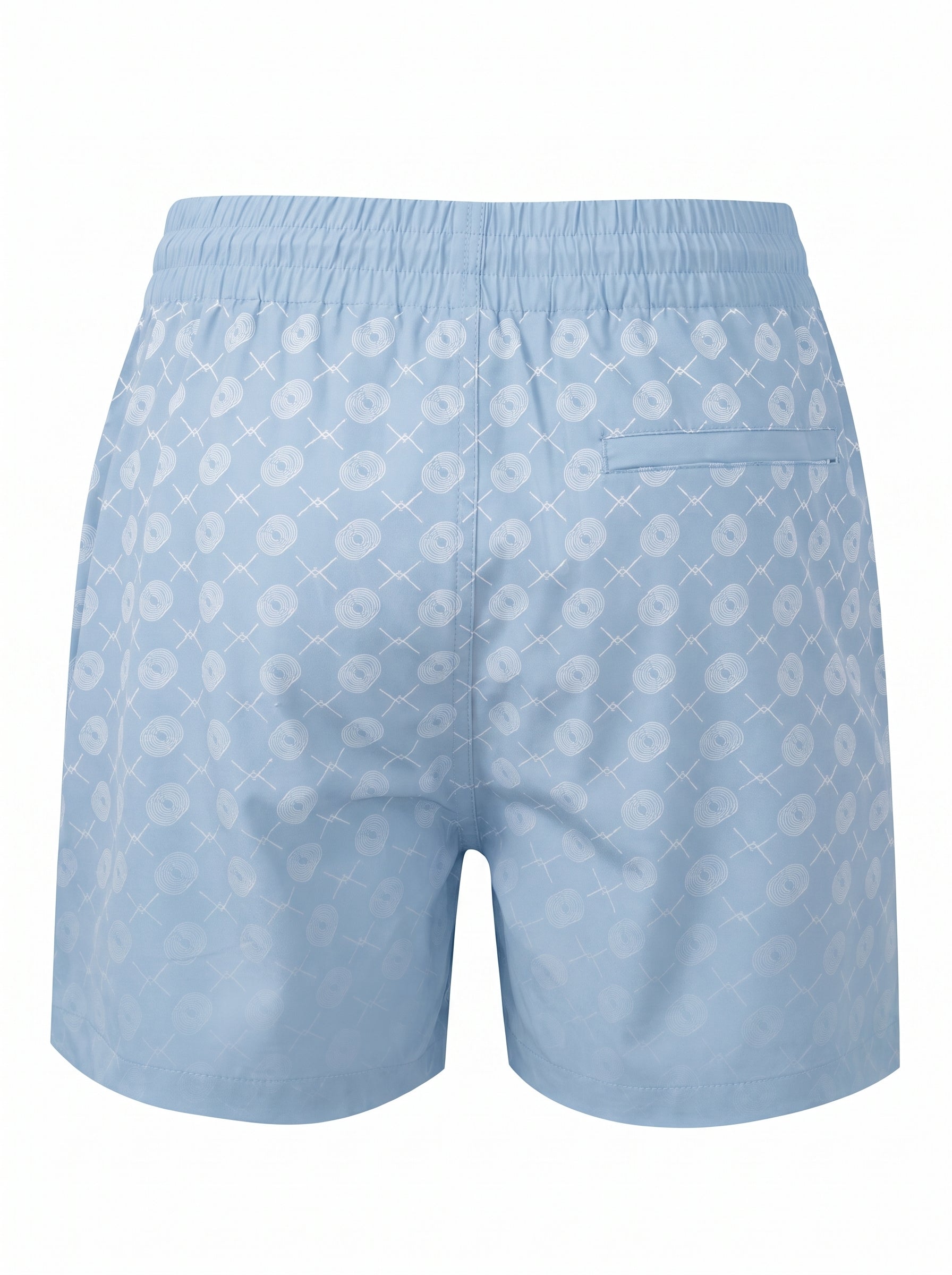 Signature Swimming shorts-Baby Blue × T-shirt-Desert Surfer T-Shirt — Combo Look