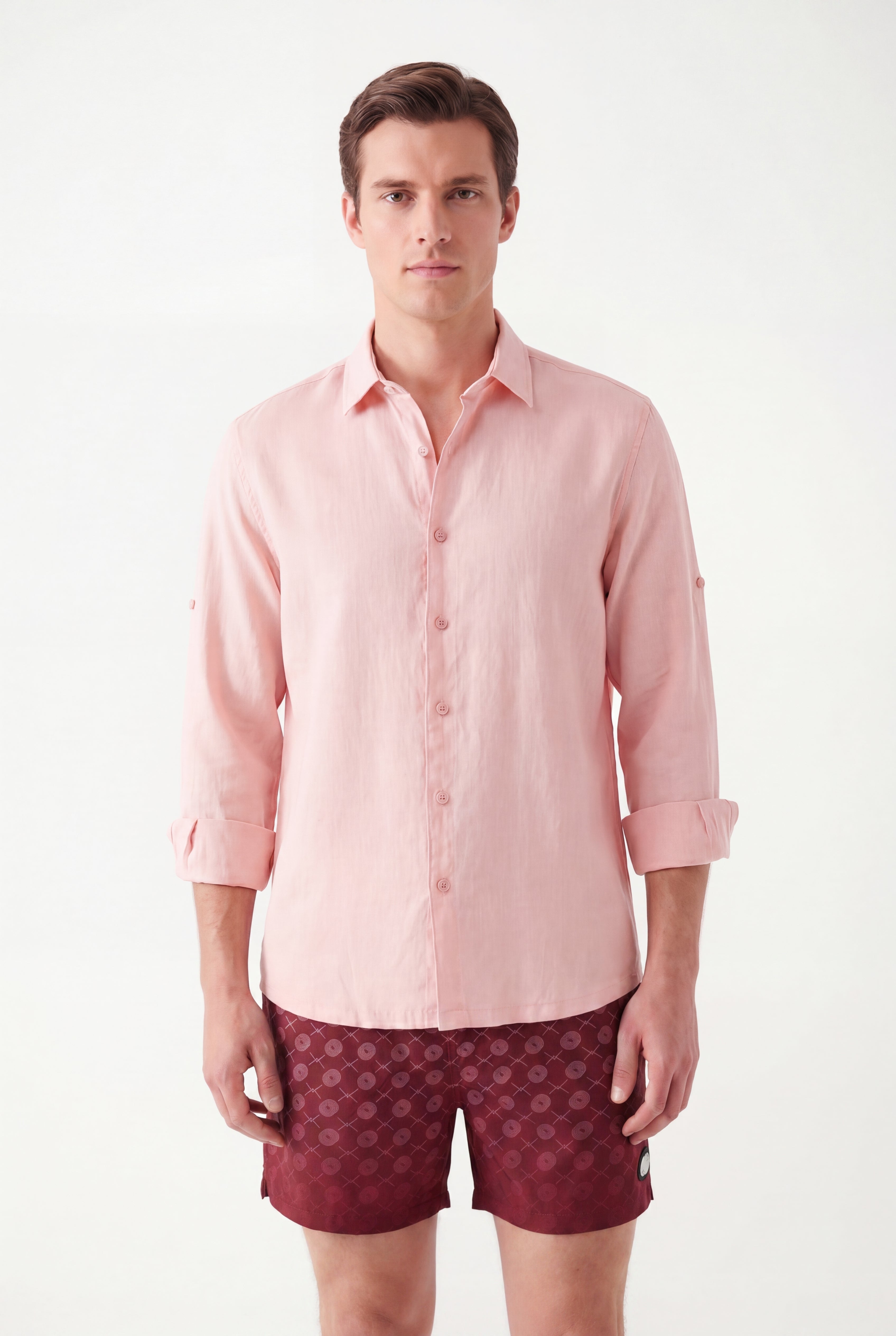 شورت السباحة المميز من Clothivia – عنابي